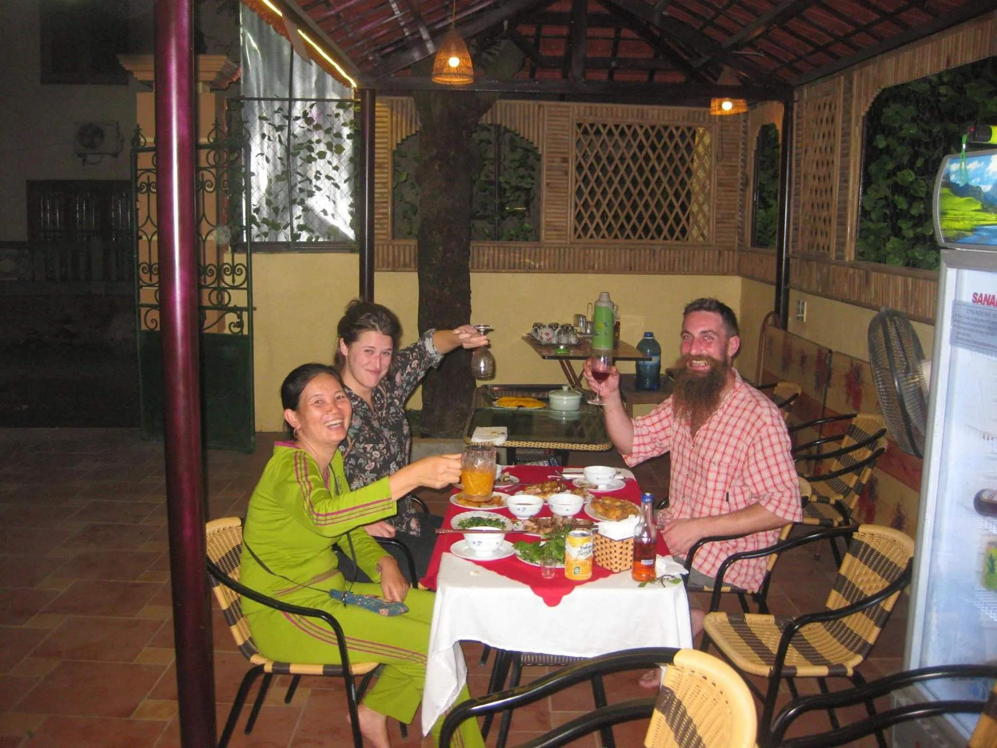 group of guests in Lys Homestay