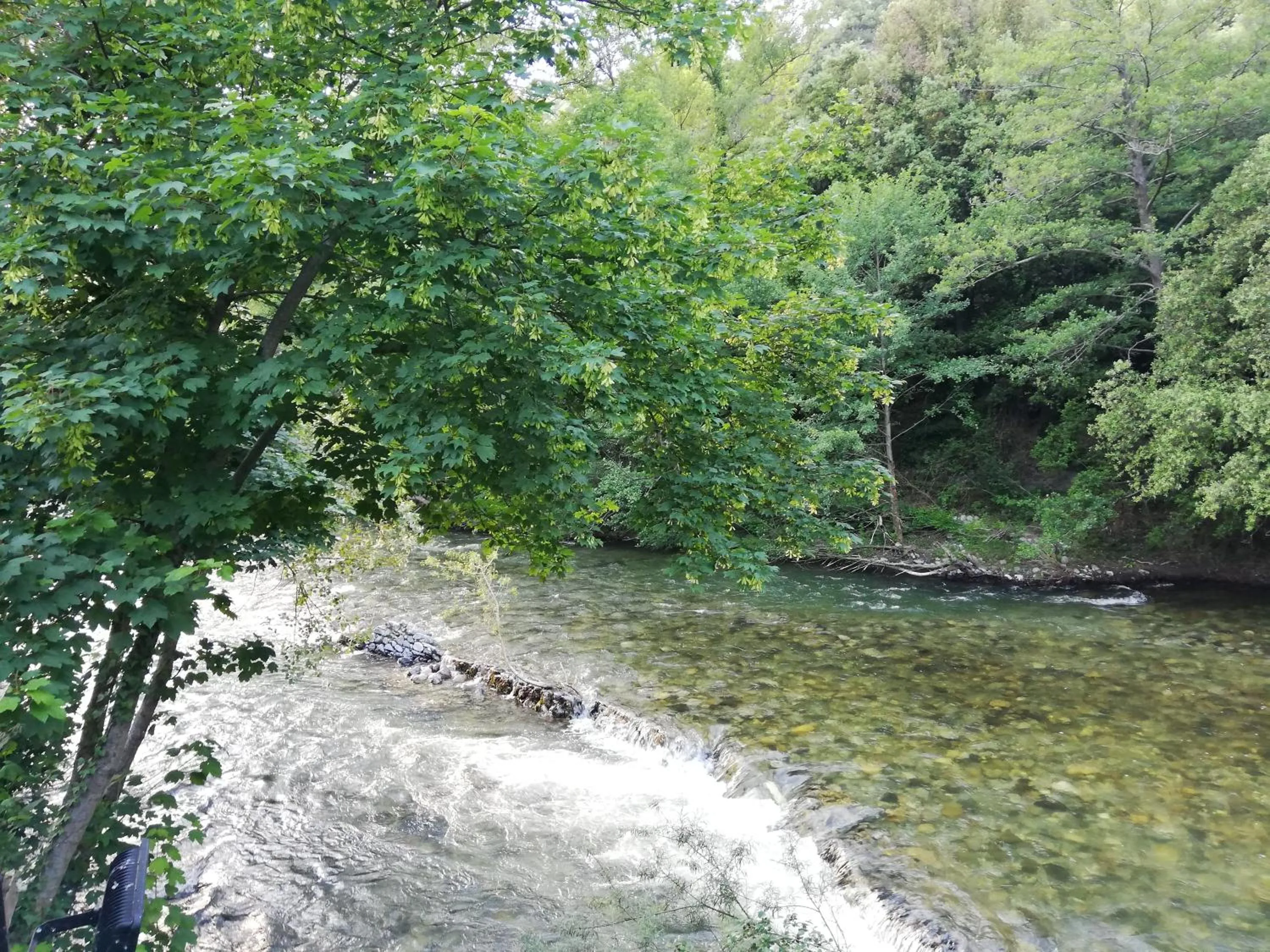 River view in Hotel Restaurant Rose des Pyrénées