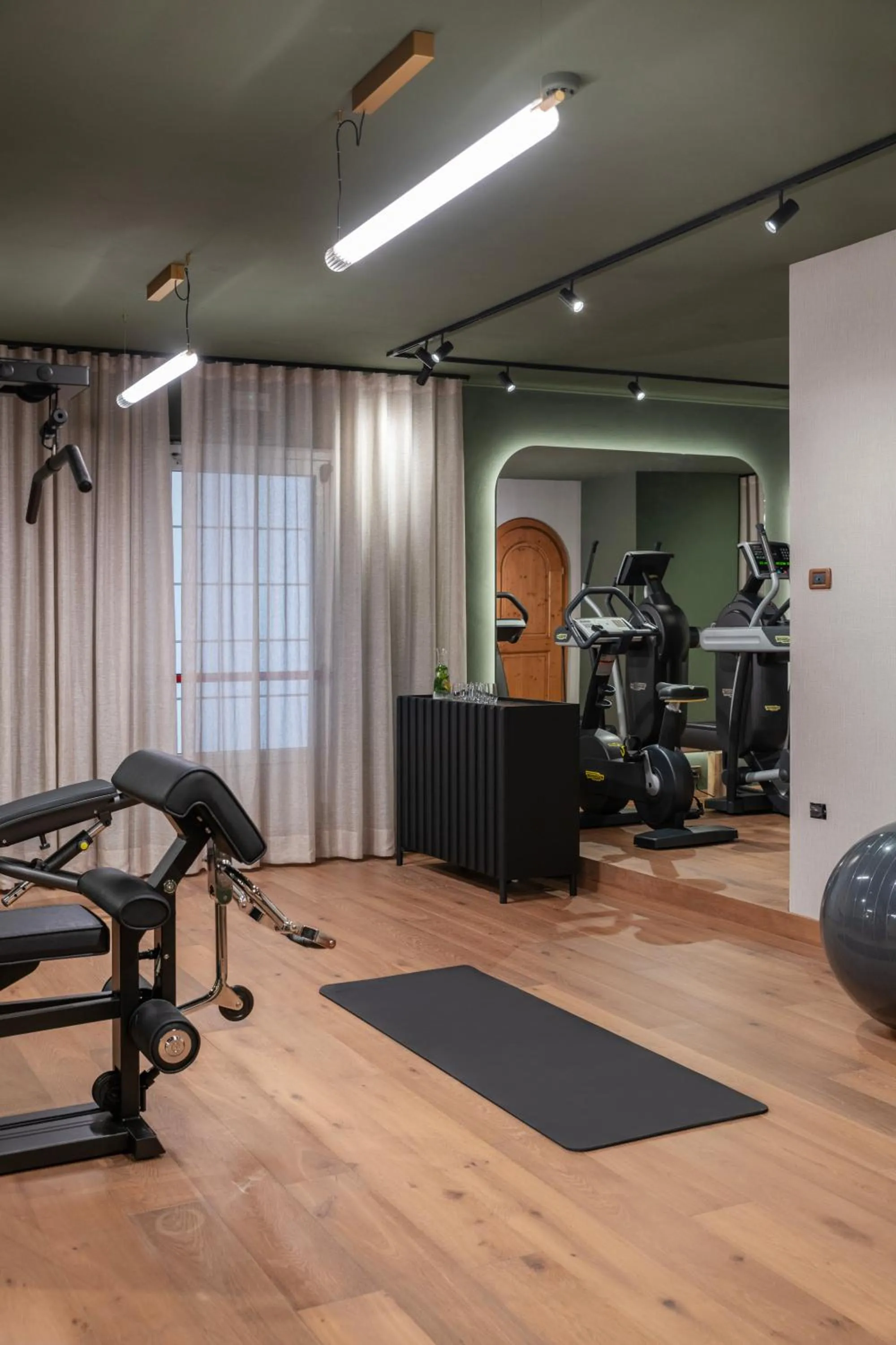 Fitness centre/facilities in Hotel Du Lac