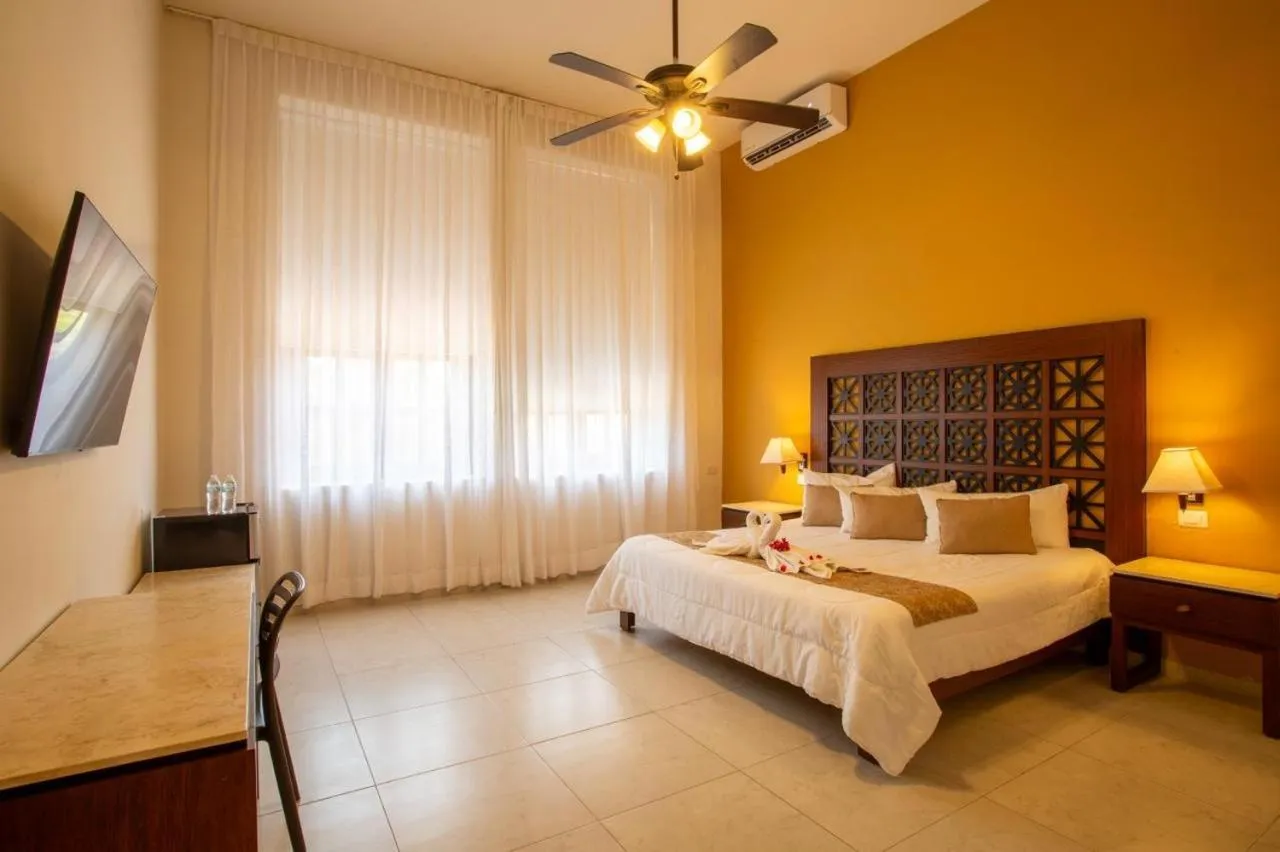 Bed in Tecnohotel Casa Villamar