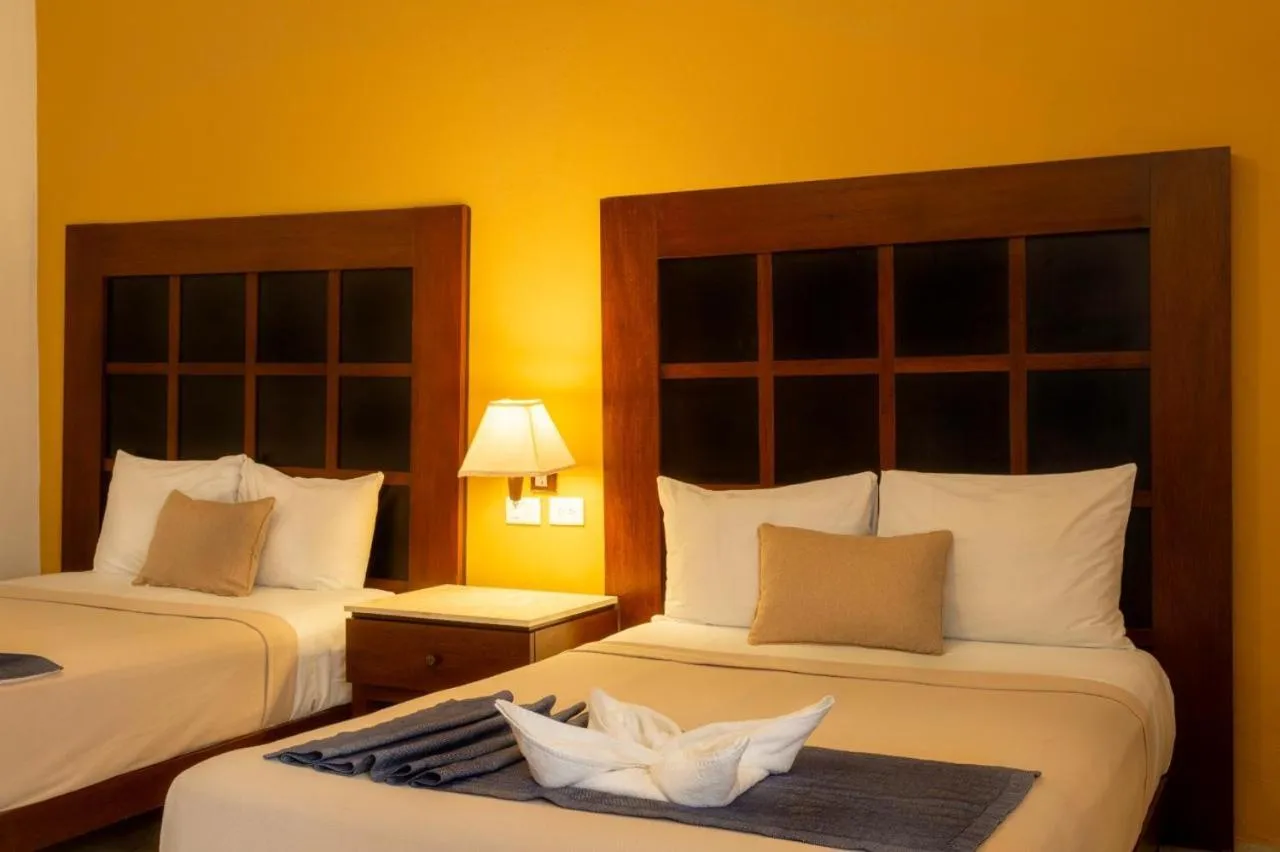 Bed in Tecnohotel Casa Villamar