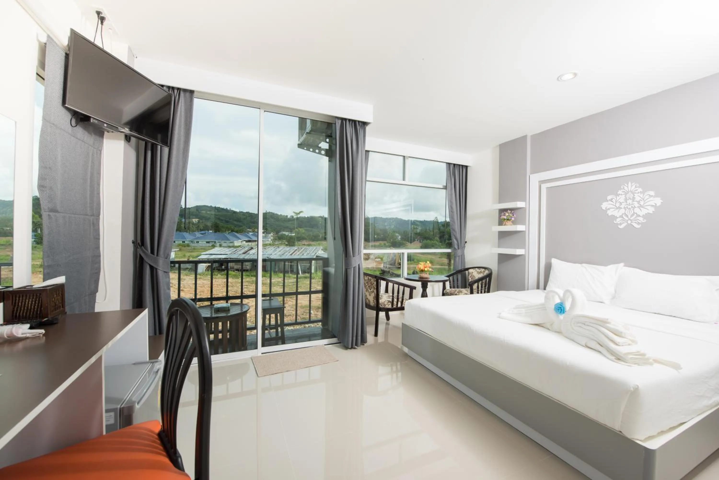 Decorative detail, Bed in Vacation Time House