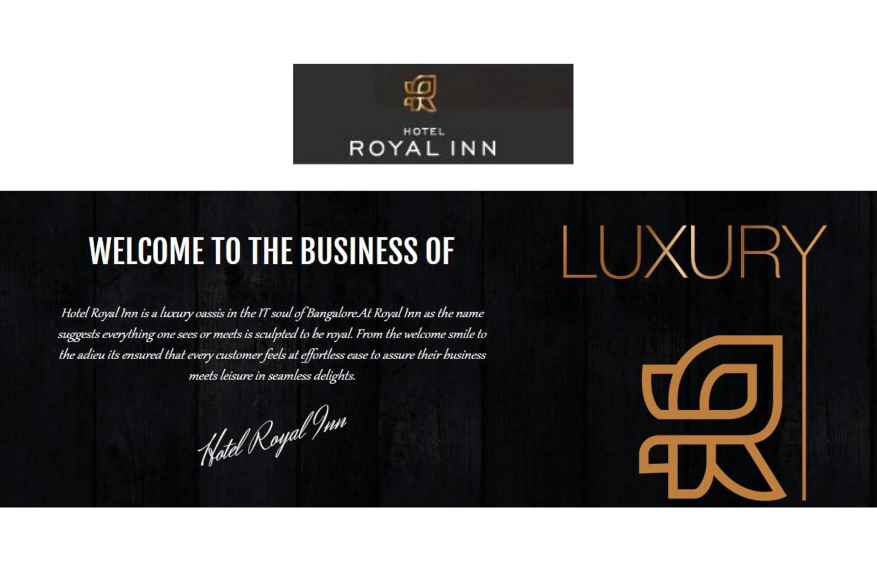 Property logo or sign in Hotel Royal Inn - Electronic City