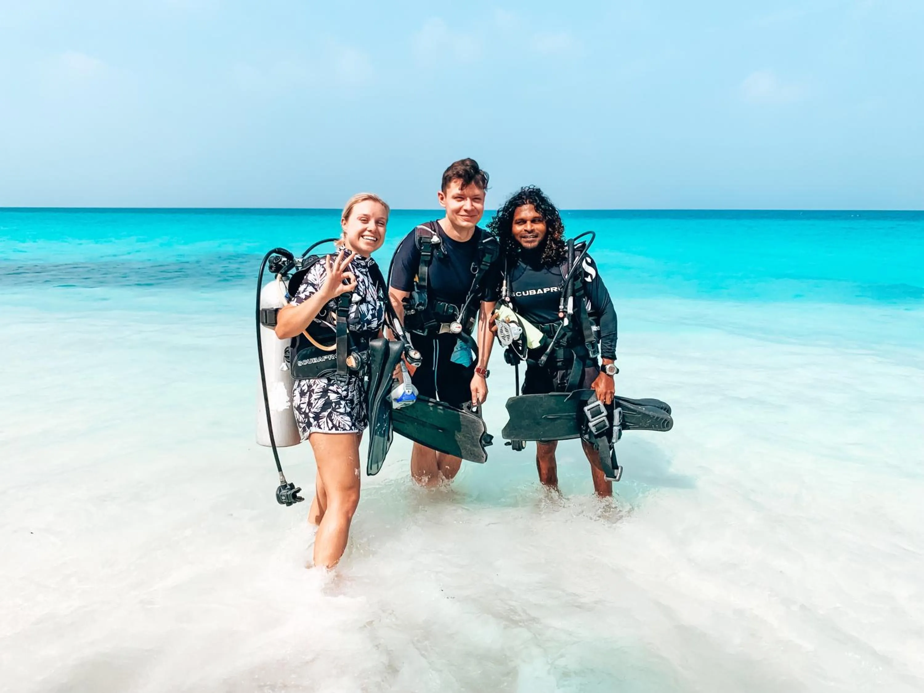 Diving in Bliss Dhigurah