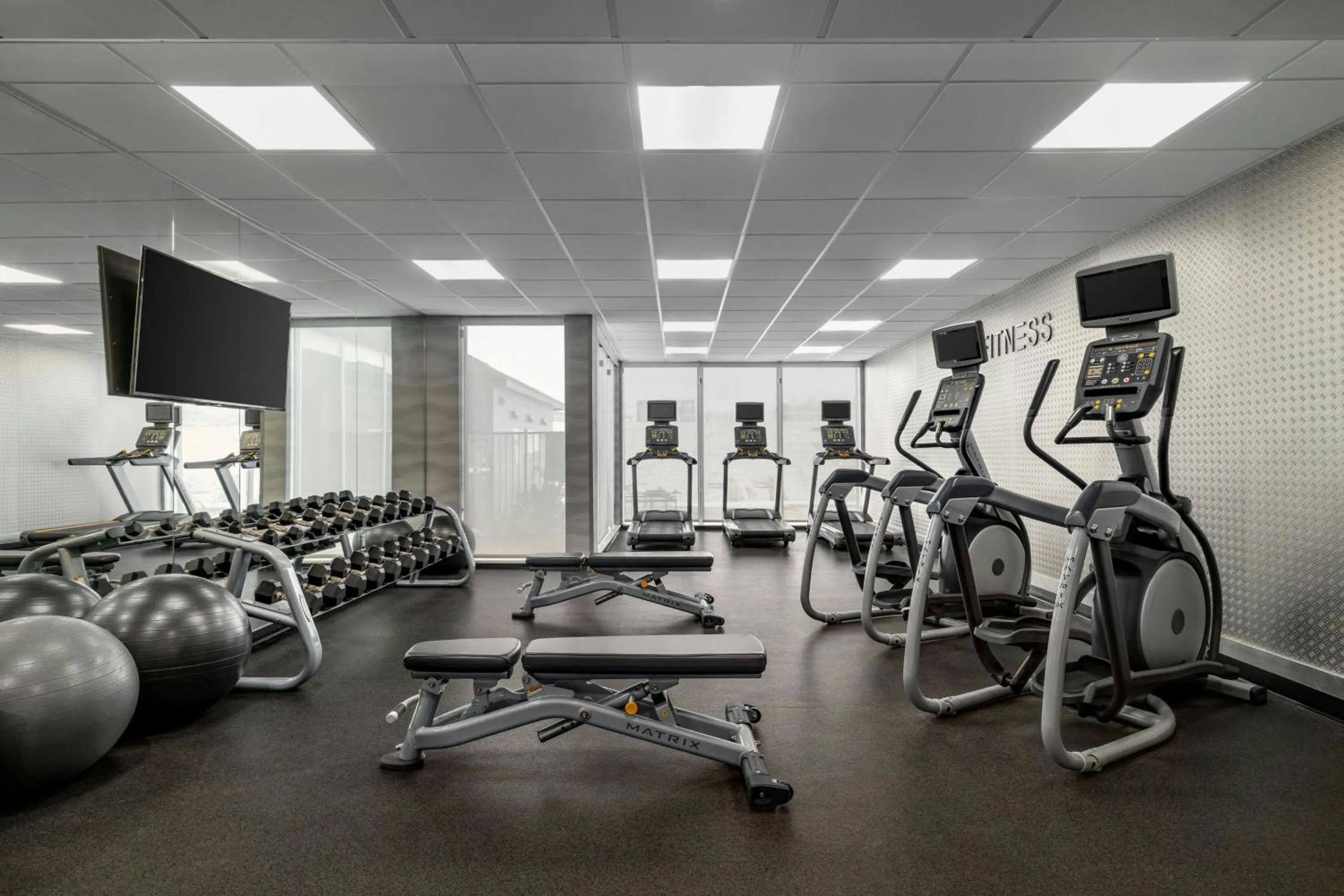 Fitness centre/facilities in Fairfield Inn & Suites by Marriott West Monroe