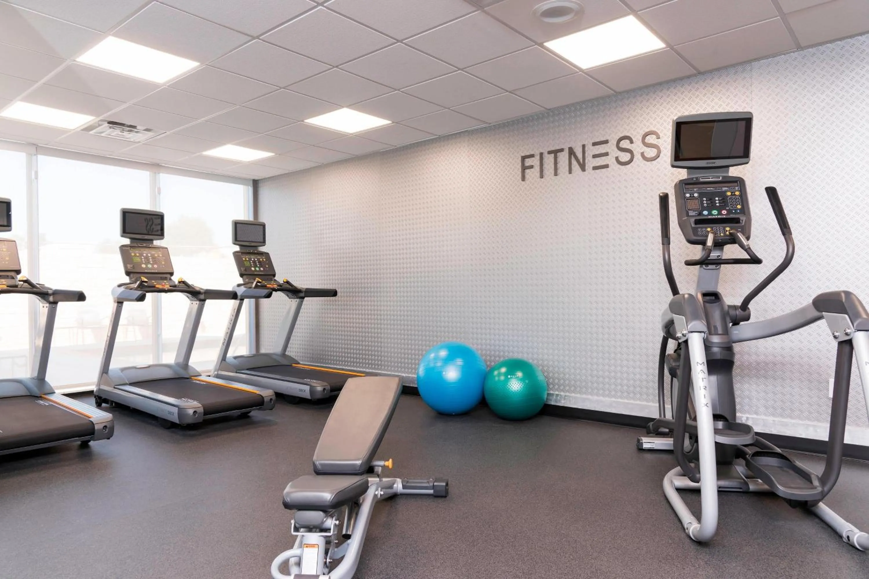 Fitness centre/facilities in Fairfield Inn & Suites by Marriott West Monroe