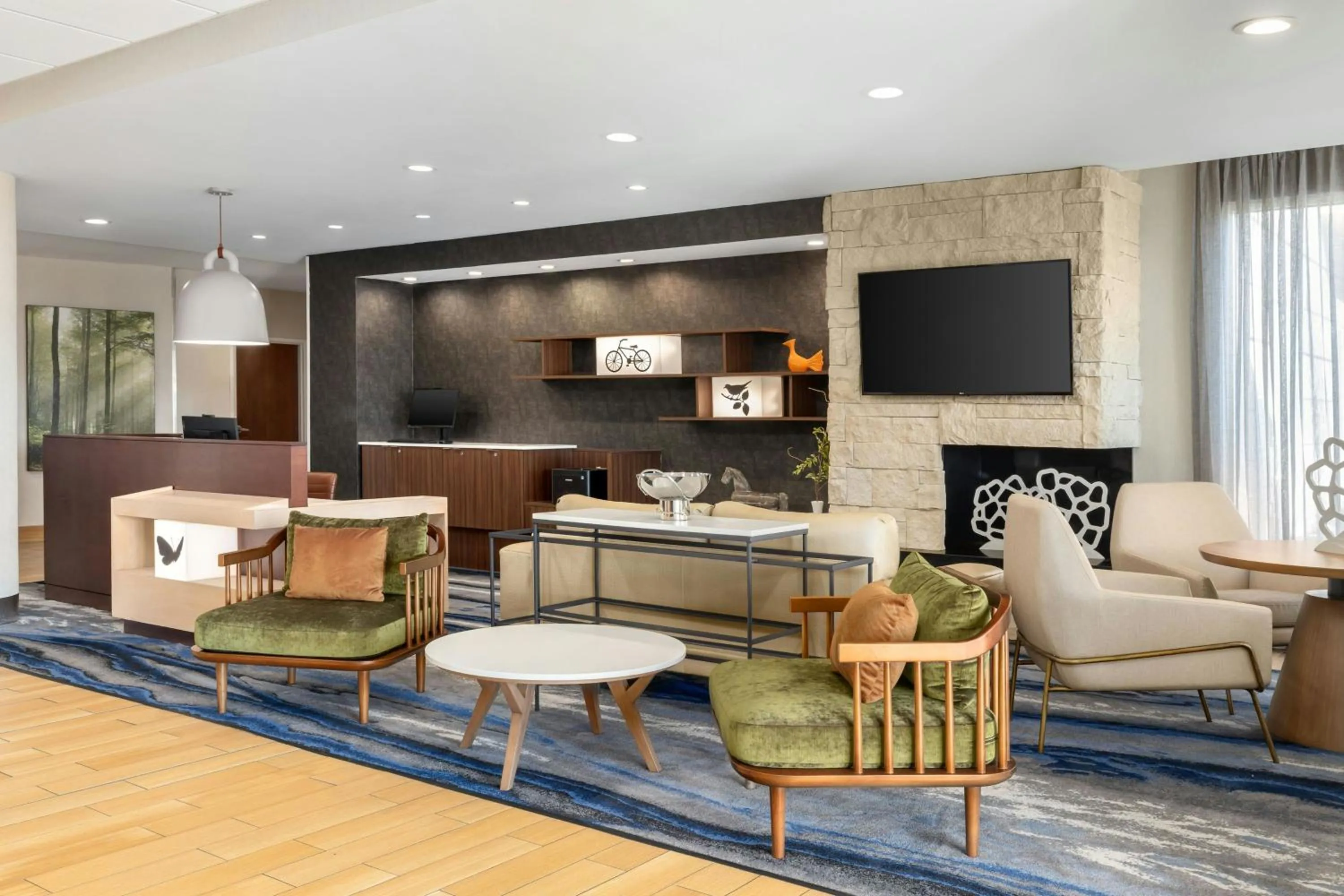 Lobby or reception in Fairfield Inn & Suites by Marriott West Monroe