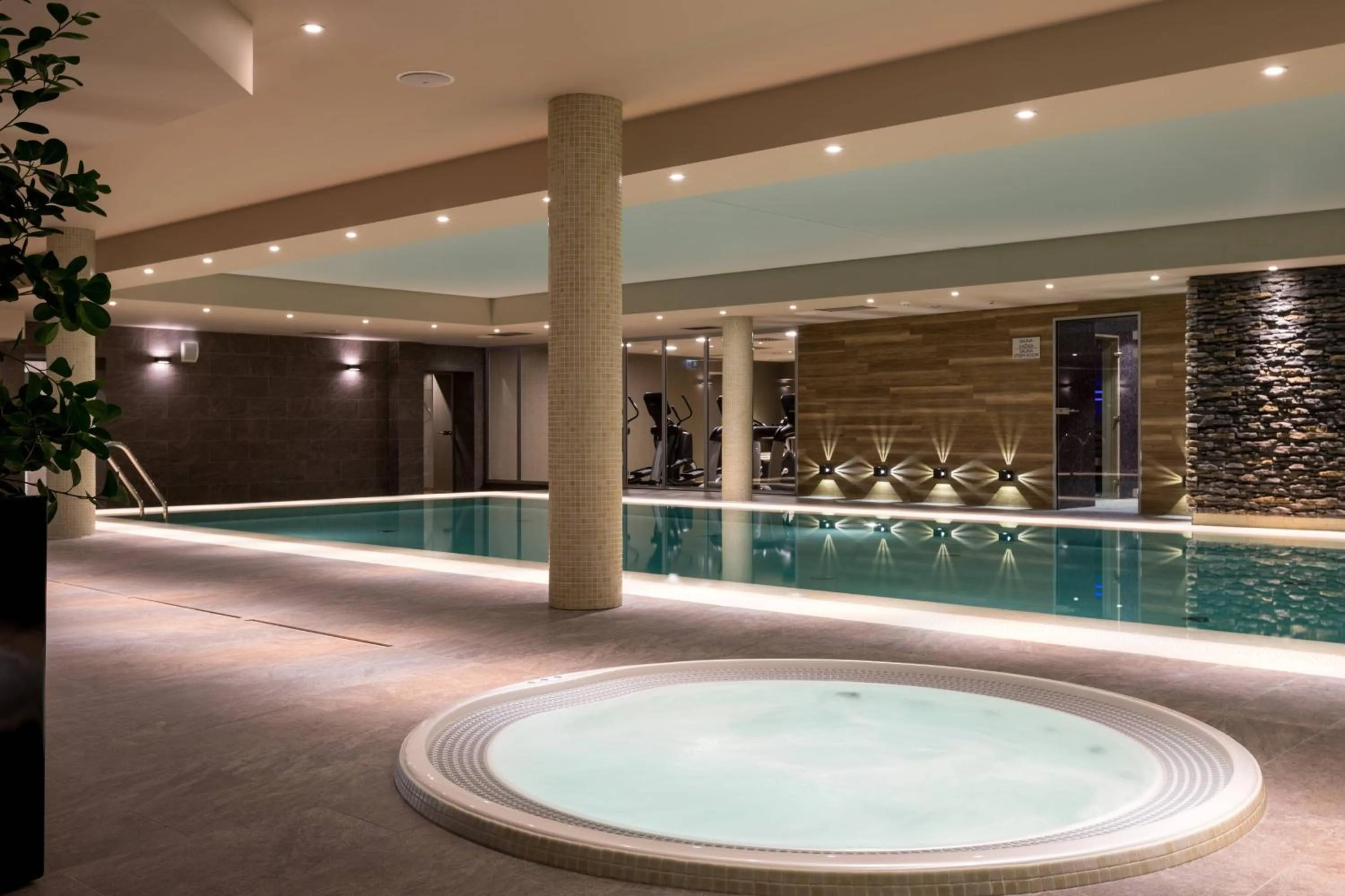 Swimming pool in AC Hotel by Marriott Wroclaw