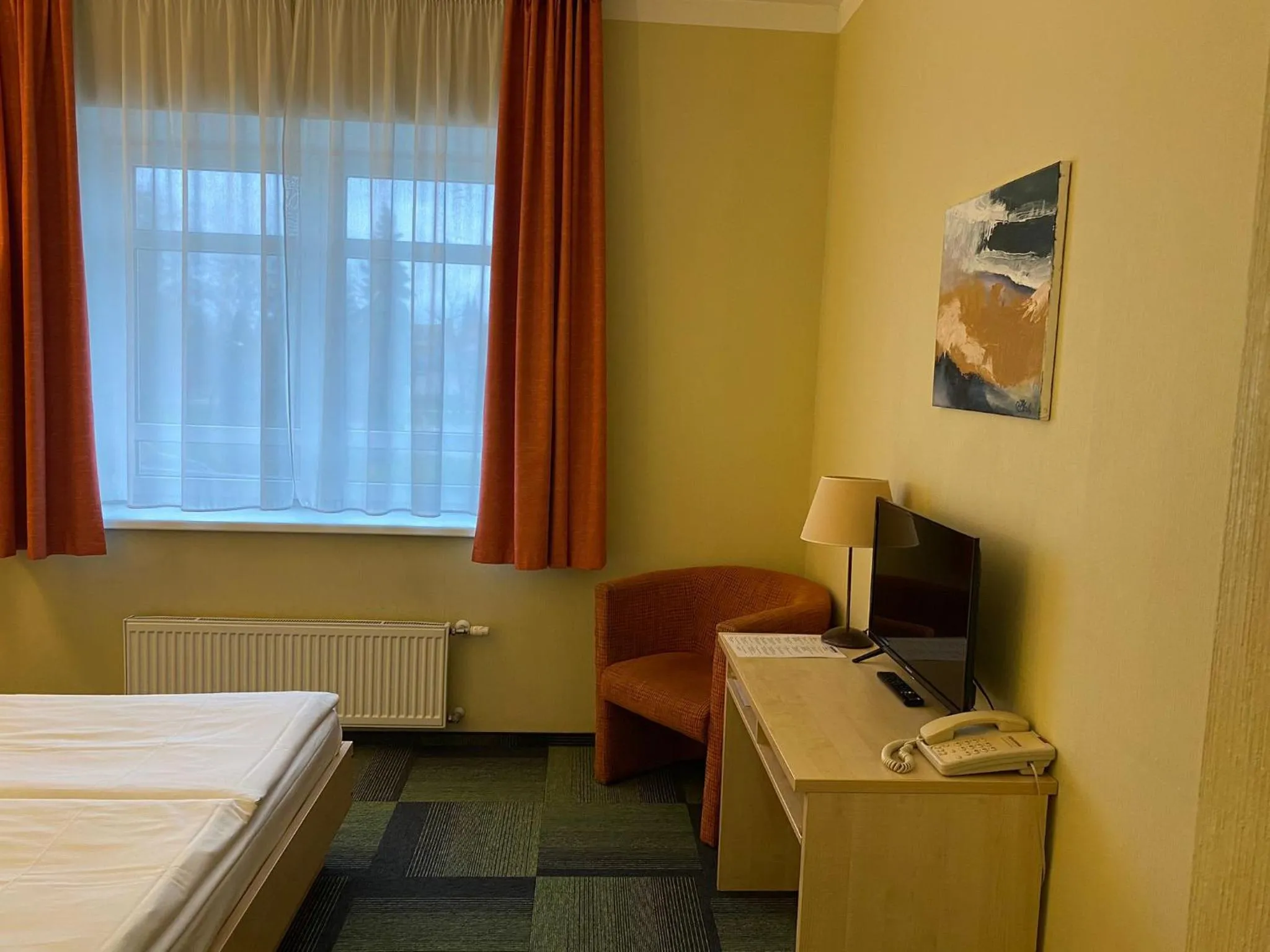 Bed in Kolonna Hotel Rēzekne