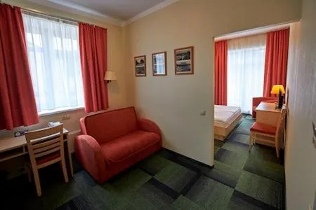 Bed in Kolonna Hotel Rēzekne