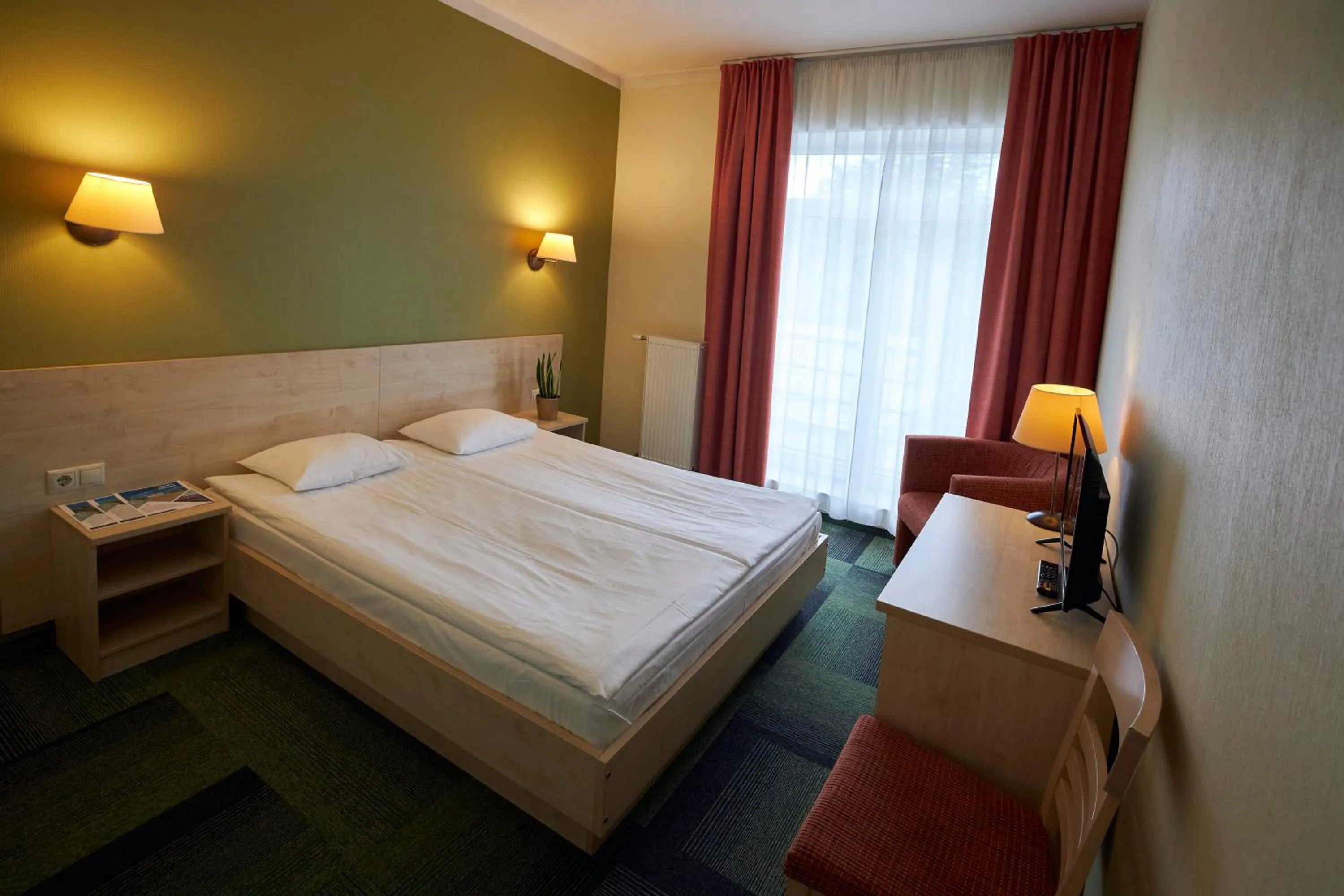 Bed in Kolonna Hotel Rēzekne