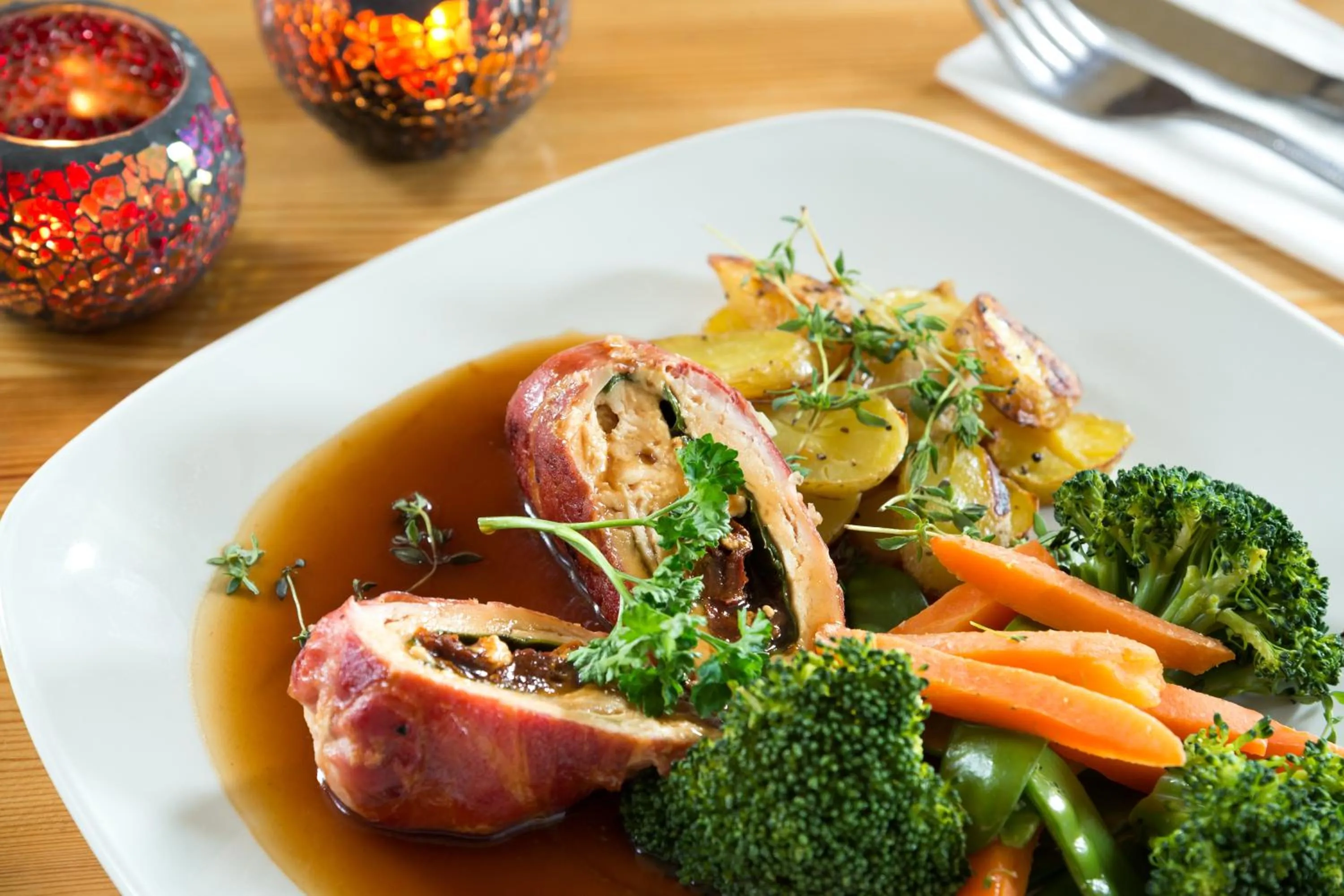 Dinner in The Traveller's Rest