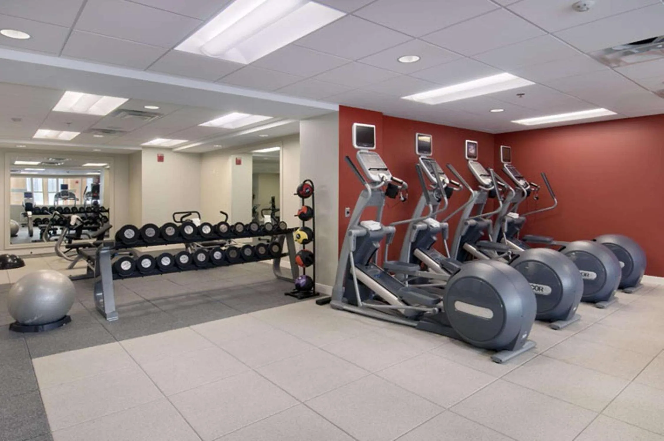 Fitness centre/facilities in DoubleTree Suites by Hilton Hotel Detroit Downtown - Fort Shelby