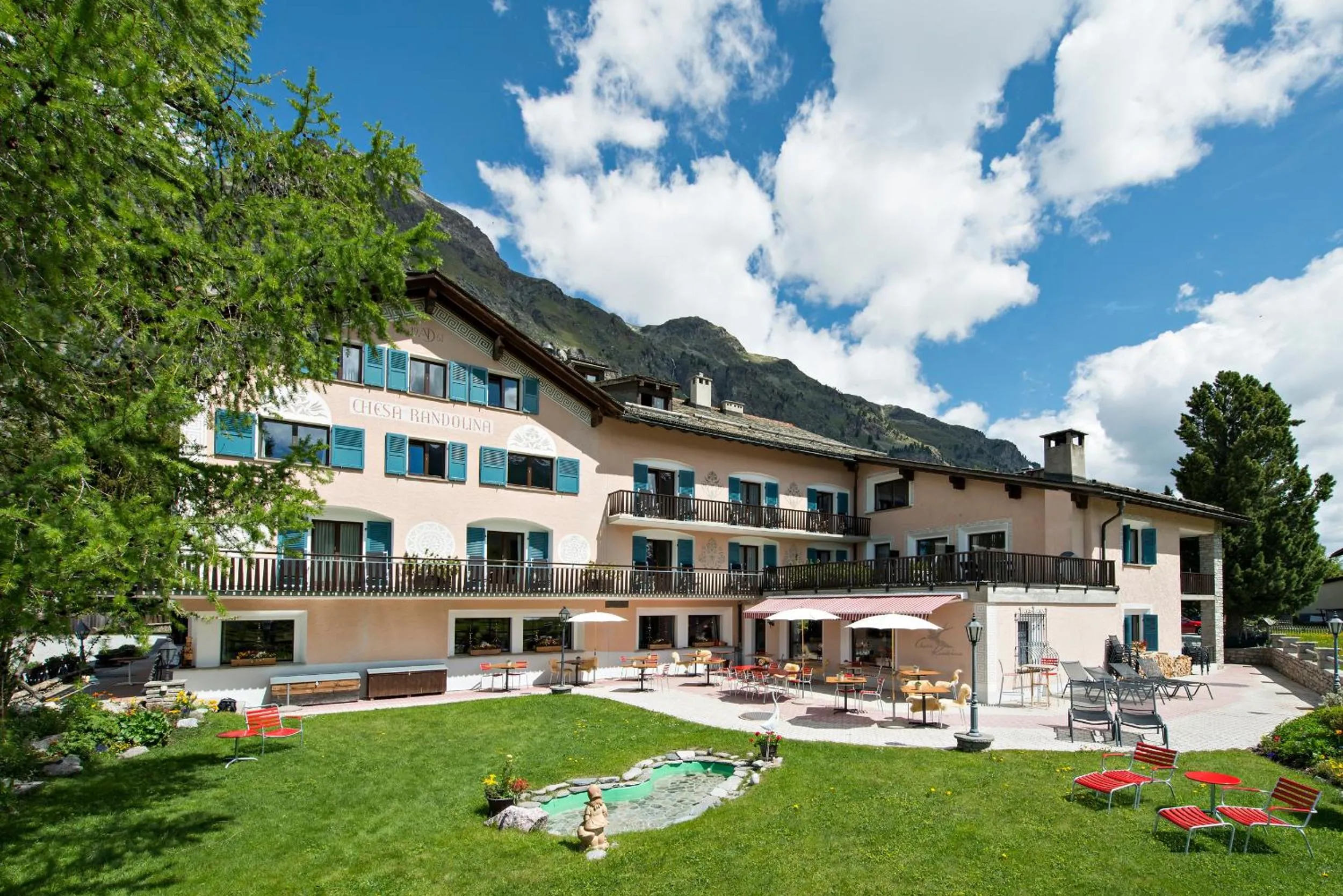 Garden in Hotel Chesa Randolina