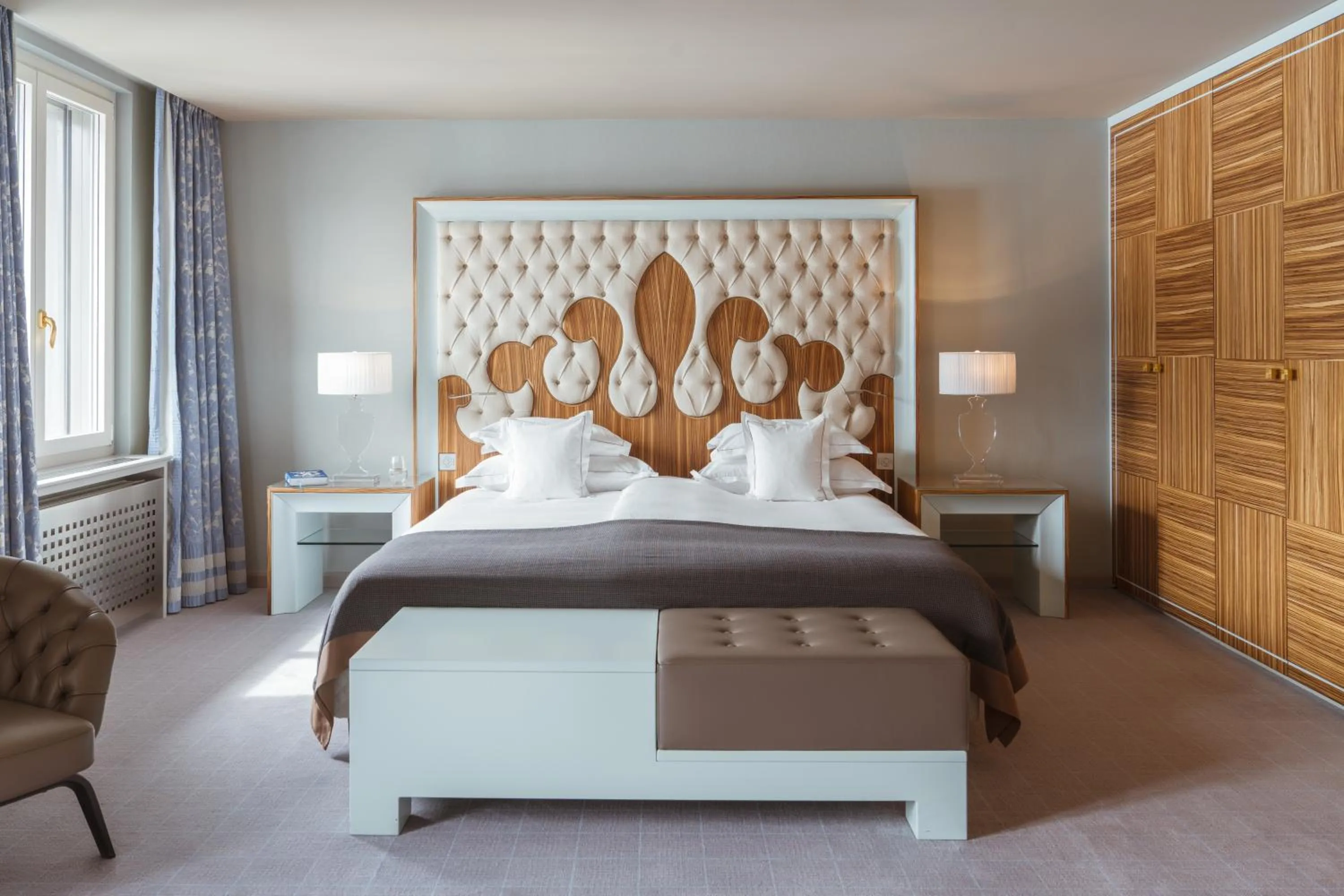 Bedroom, Bed in Carlton Hotel St Moritz - The Leading Hotels of the World