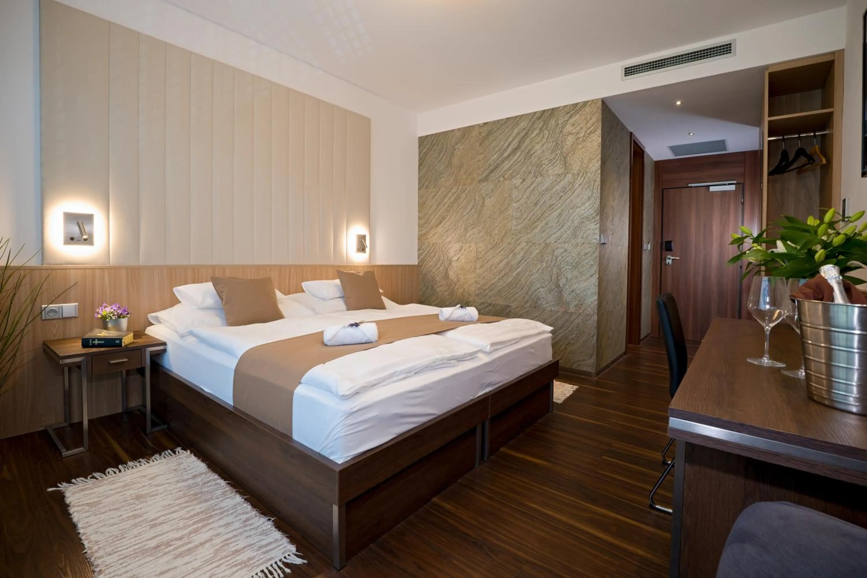 Bed in Hotel Bartoš