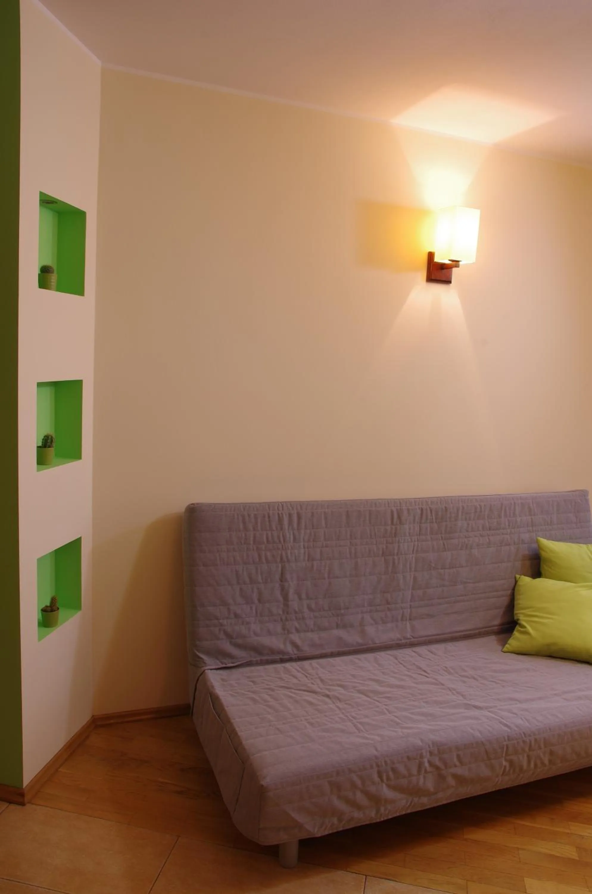 Living room in Szucha Apartments