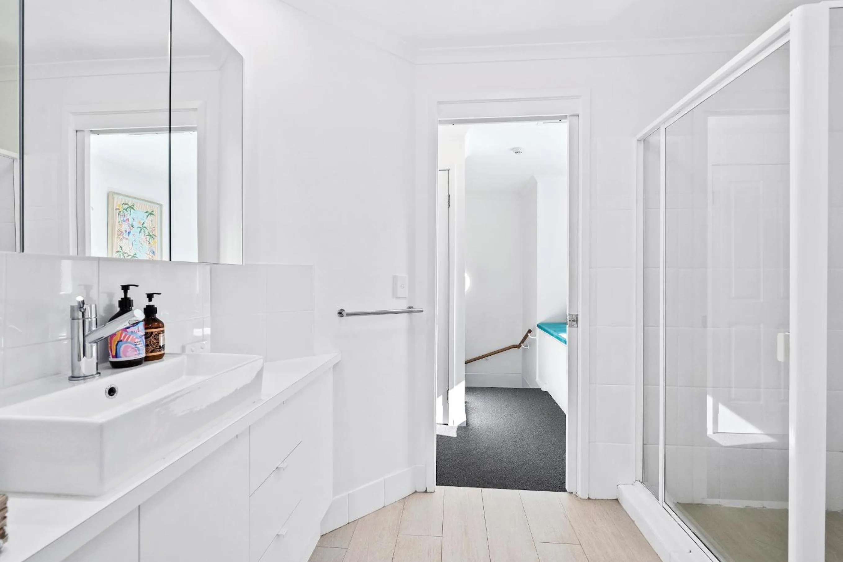 Shower in Emerald Sands Holiday Apartments