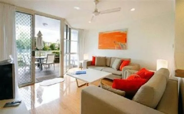 Communal lounge/ TV room in Portside Noosa Waters