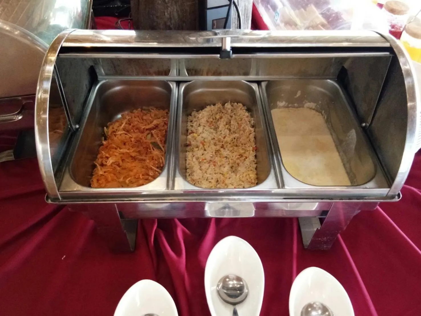 Breakfast in The Tropical Beach Resort