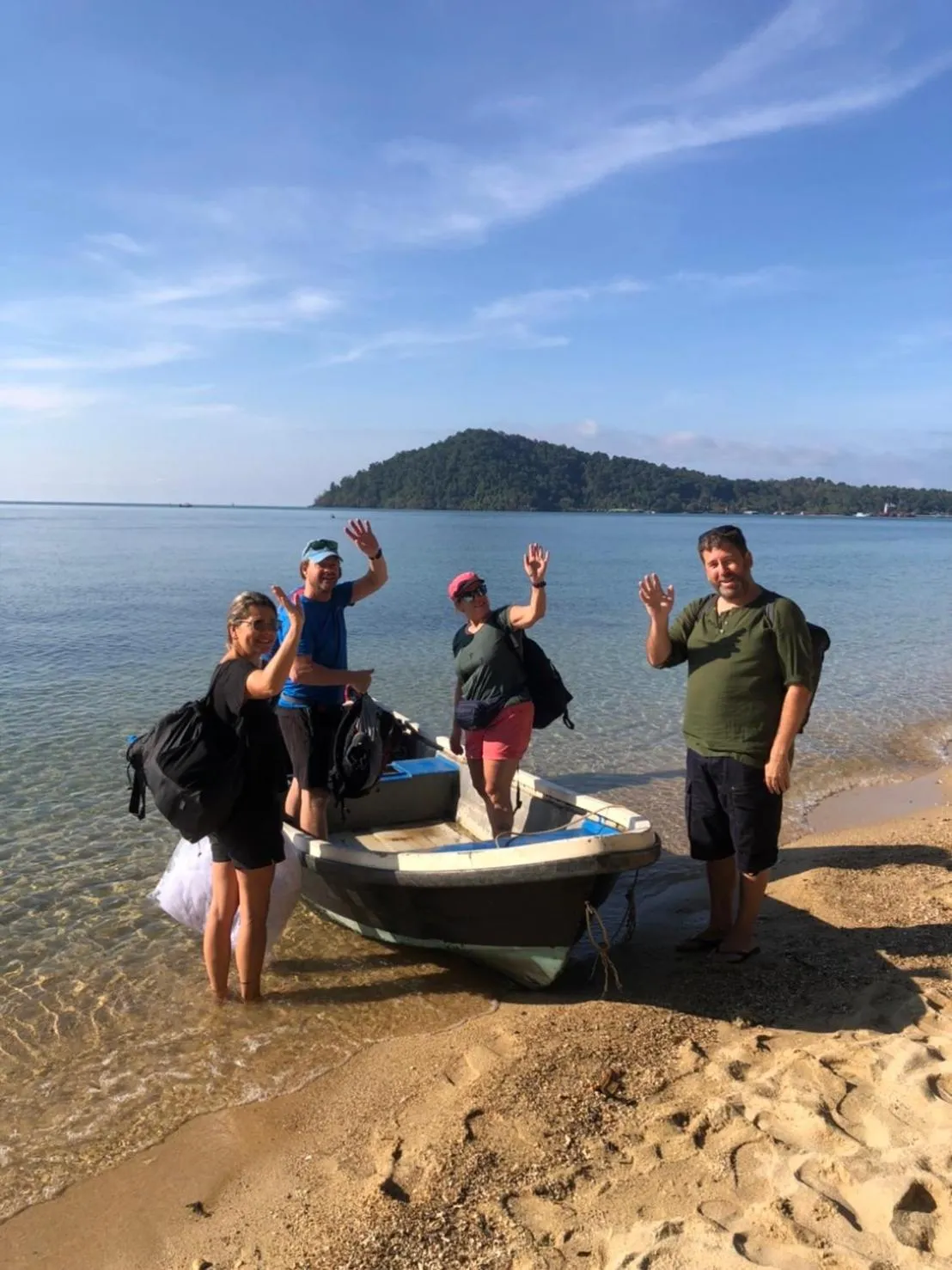 Day in The Tropical Beach Resort