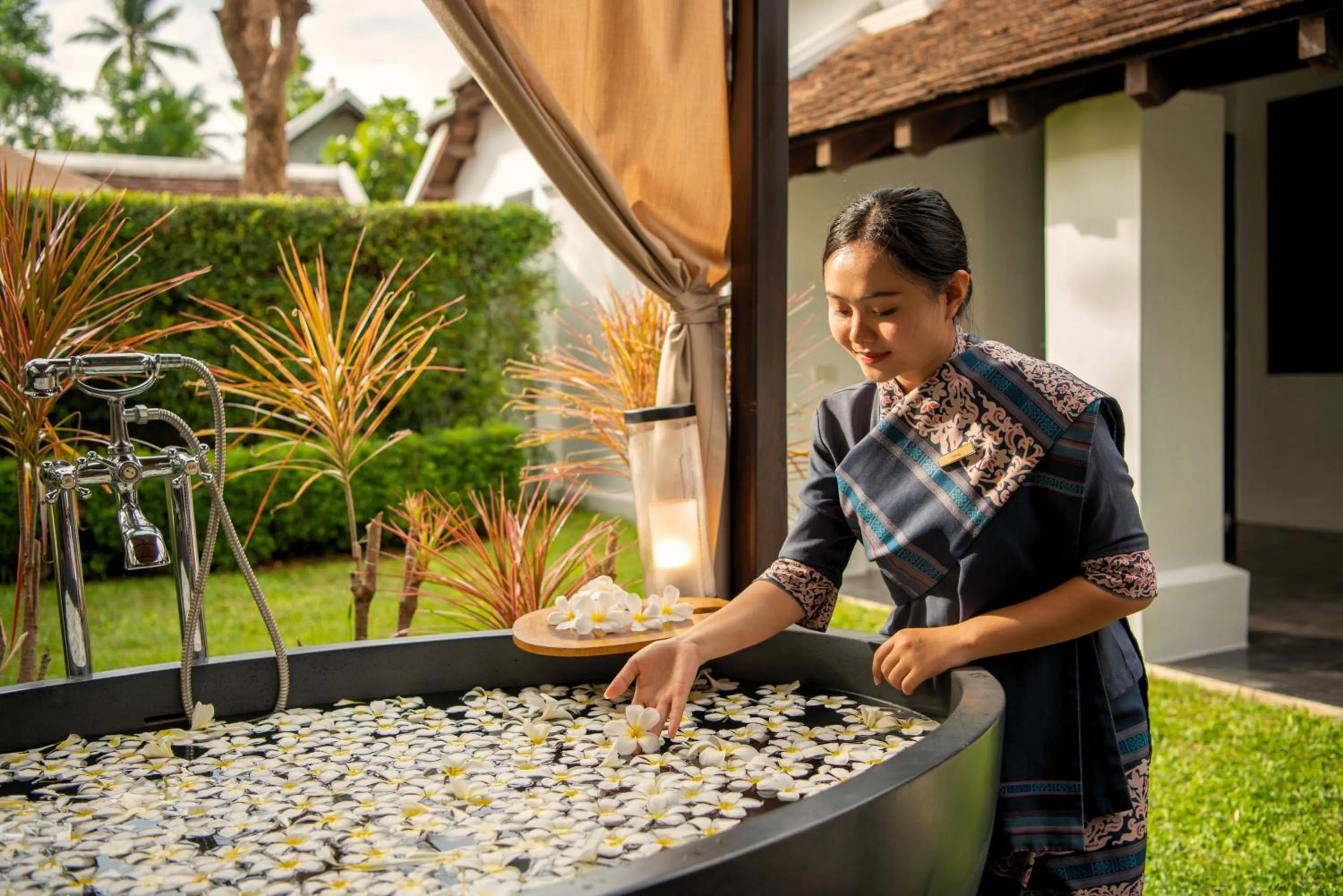 Garden view in Sofitel Luang Prabang