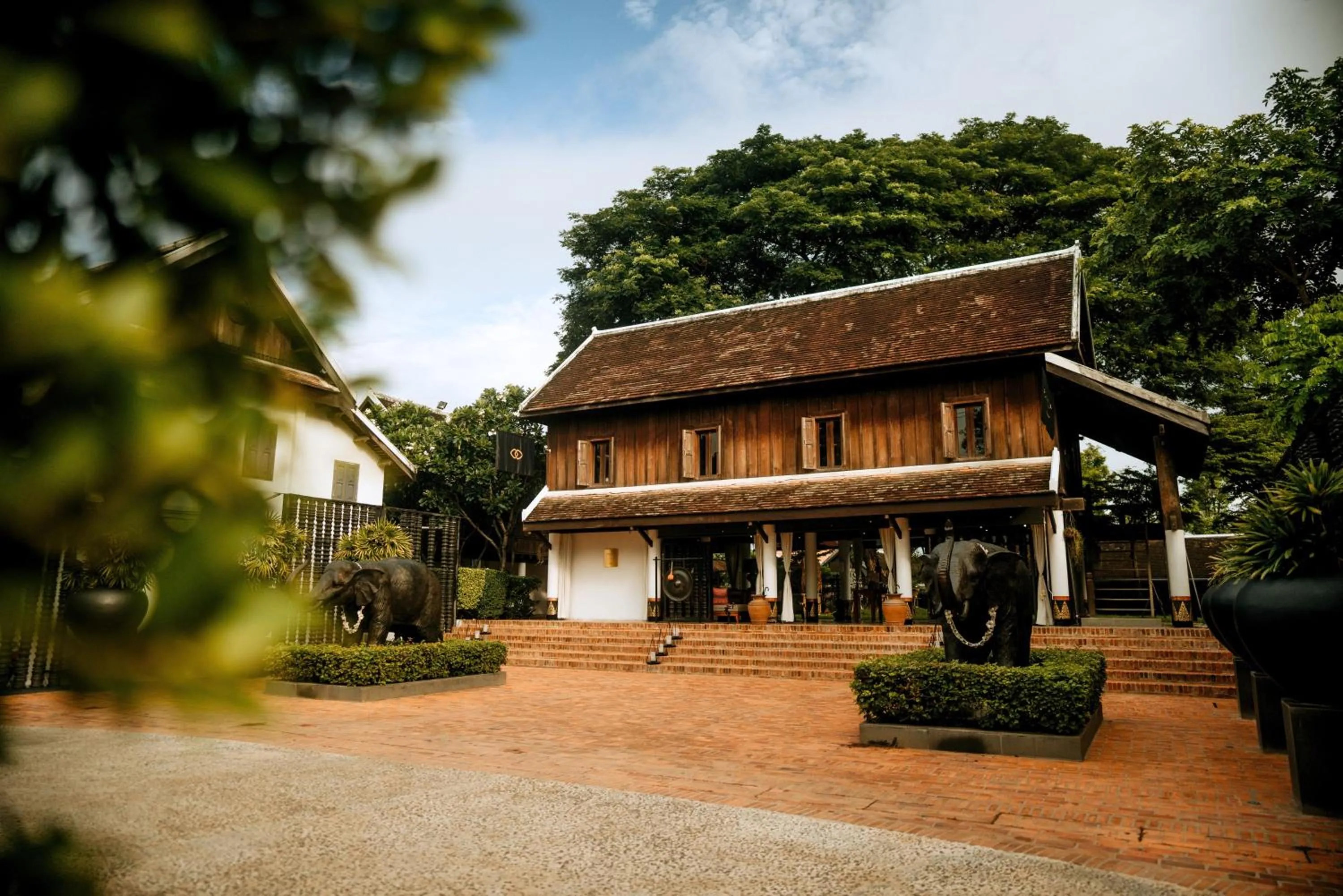 Facade/entrance in Sofitel Luang Prabang