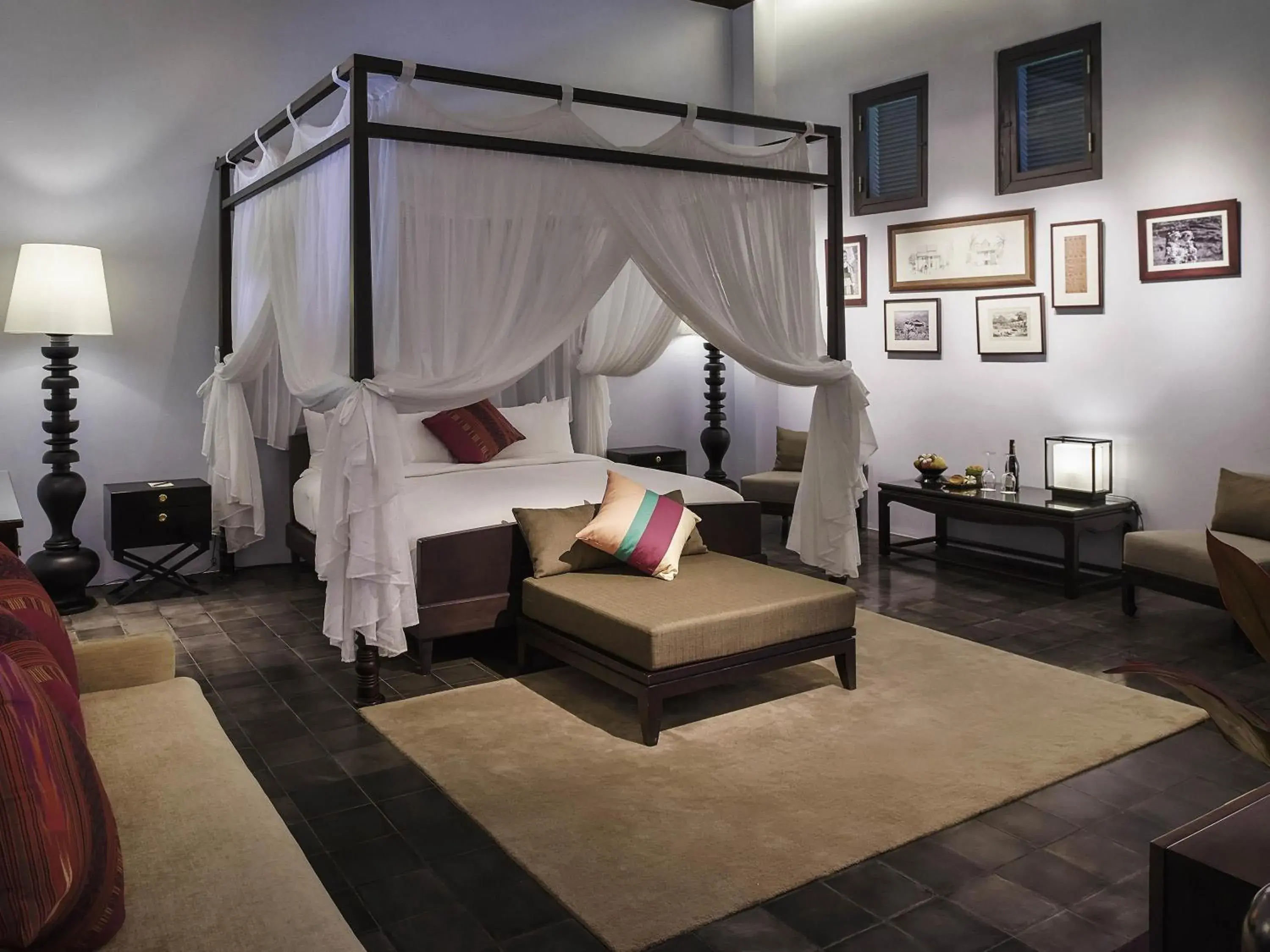 Signature Governor's Residence with One King and One Queen Bed - single occupancy in Sofitel Luang Prabang Signature Governor's Residence with One King and One Queen Bed - single occupancy in Sofitel Luang Prabang