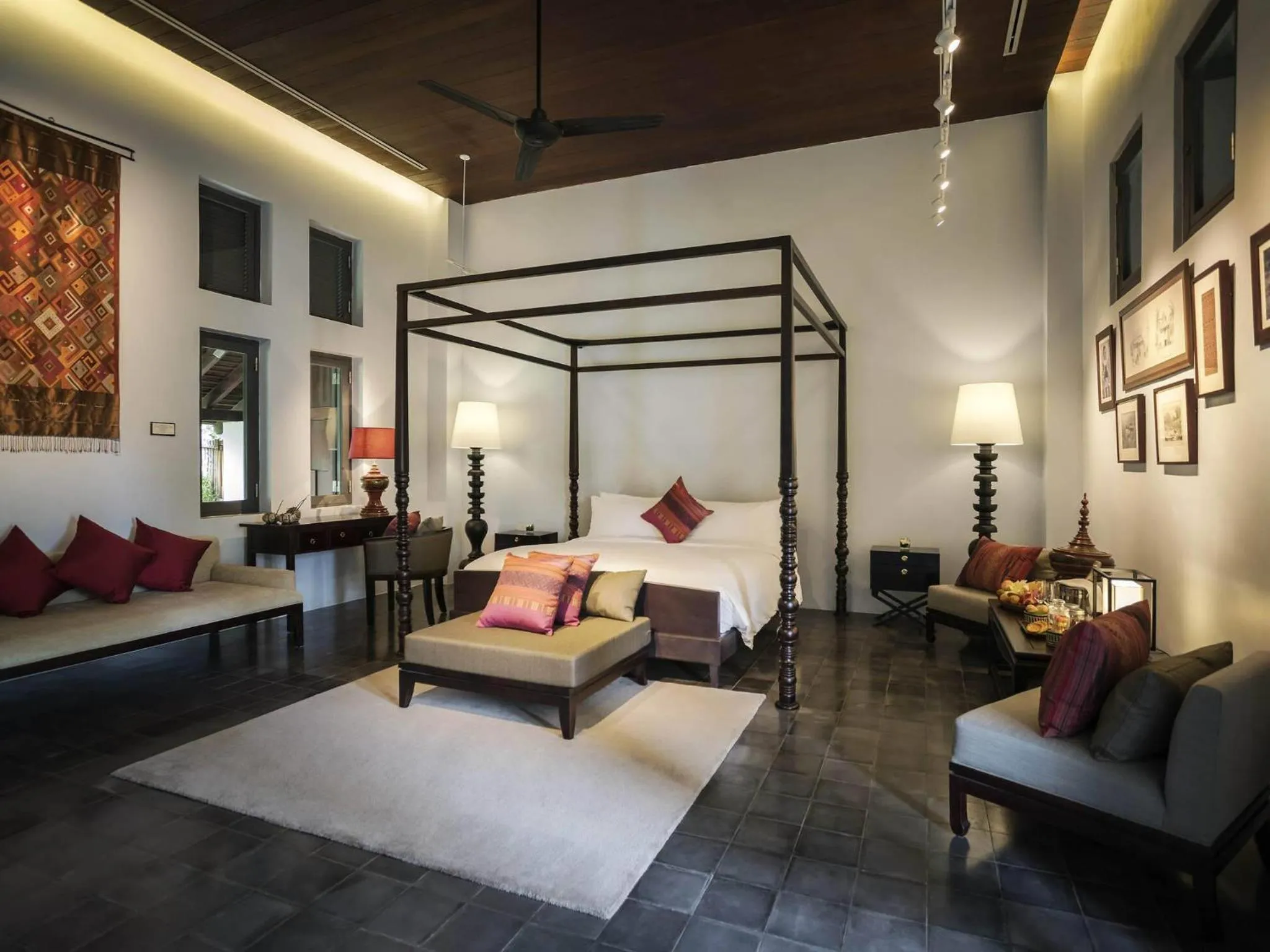 Photo of the whole room, Bed in Sofitel Luang Prabang