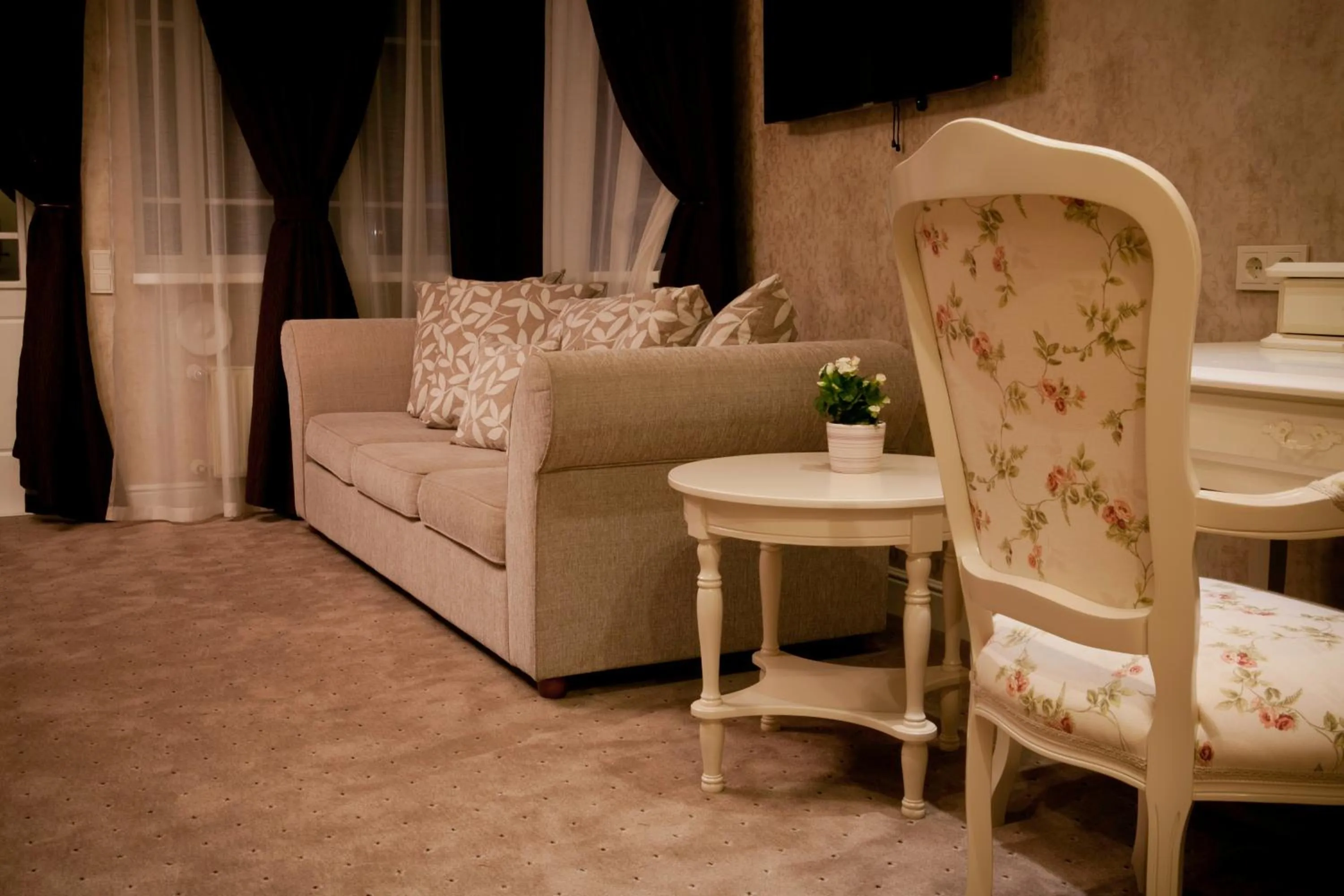 Seating area in Villa Joma