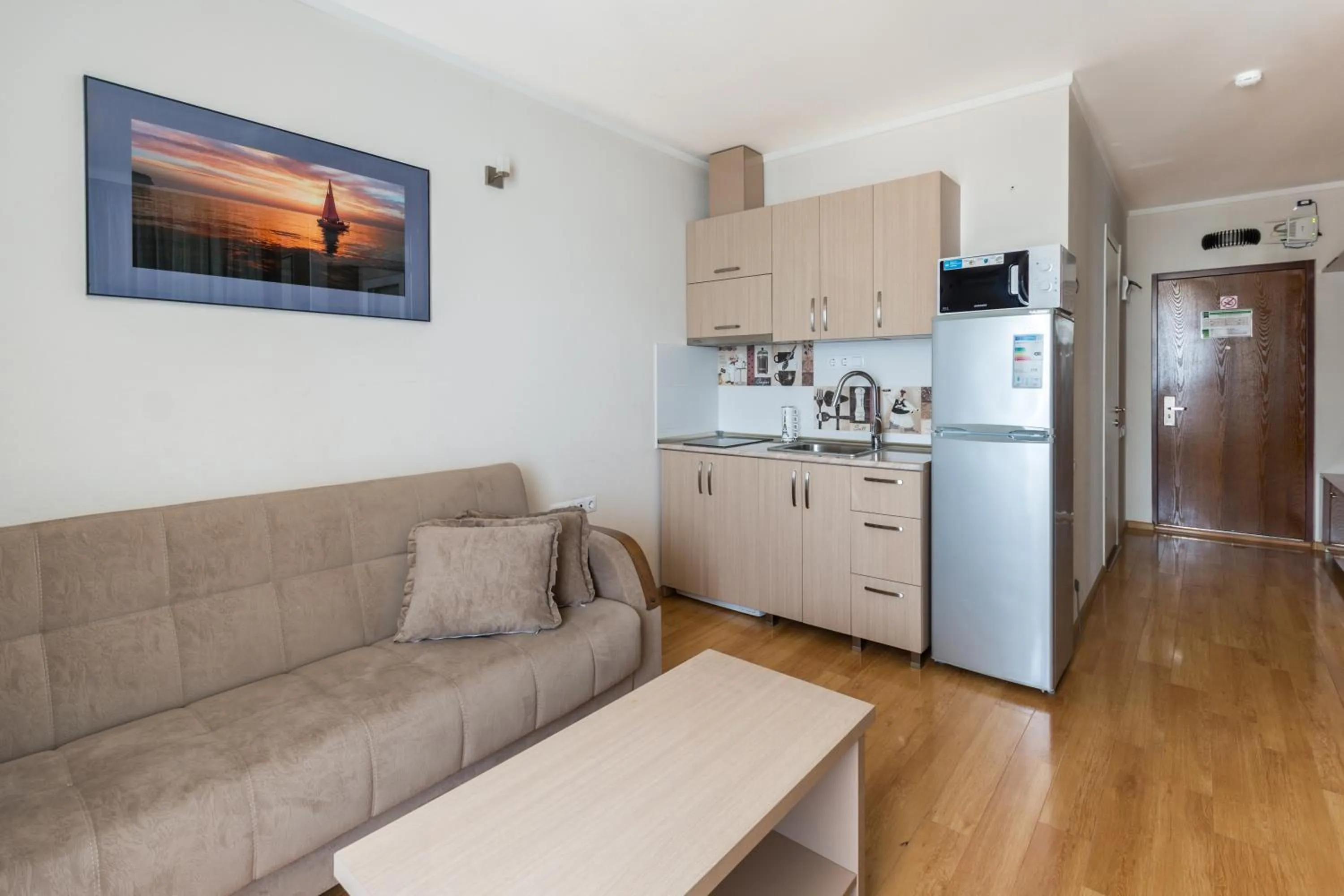 Kitchen or kitchenette in Orbi Residence Hotel Official