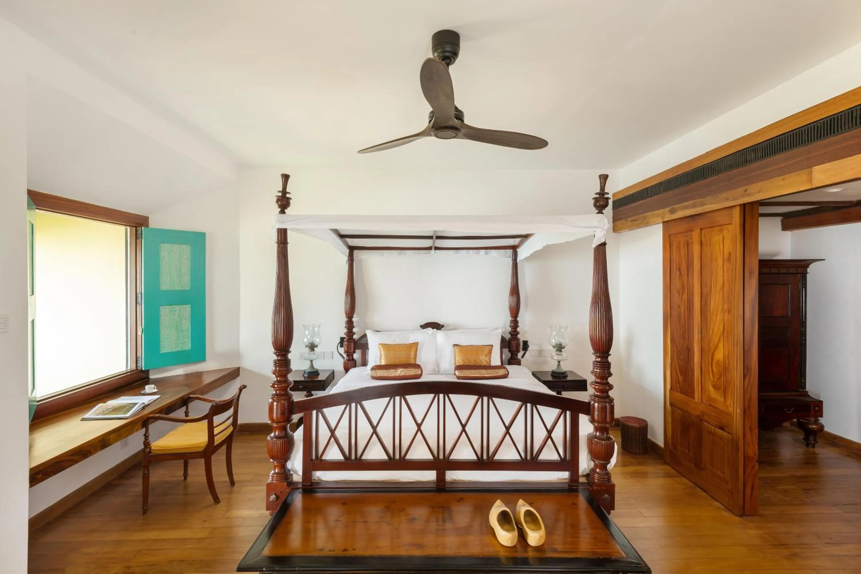 Bed in Jetwing Lighthouse, A Luxury Reserve