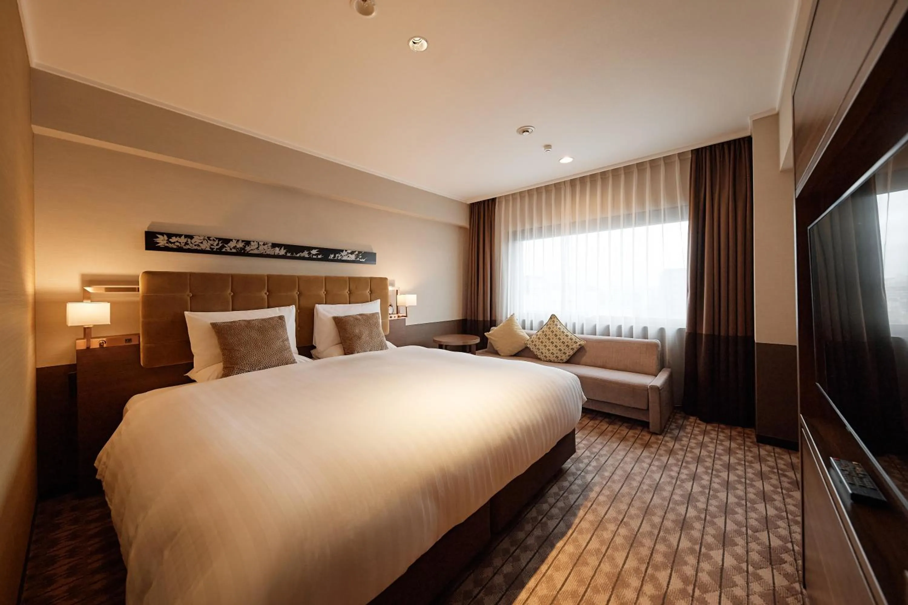 Bed in Kyoto Century Hotel