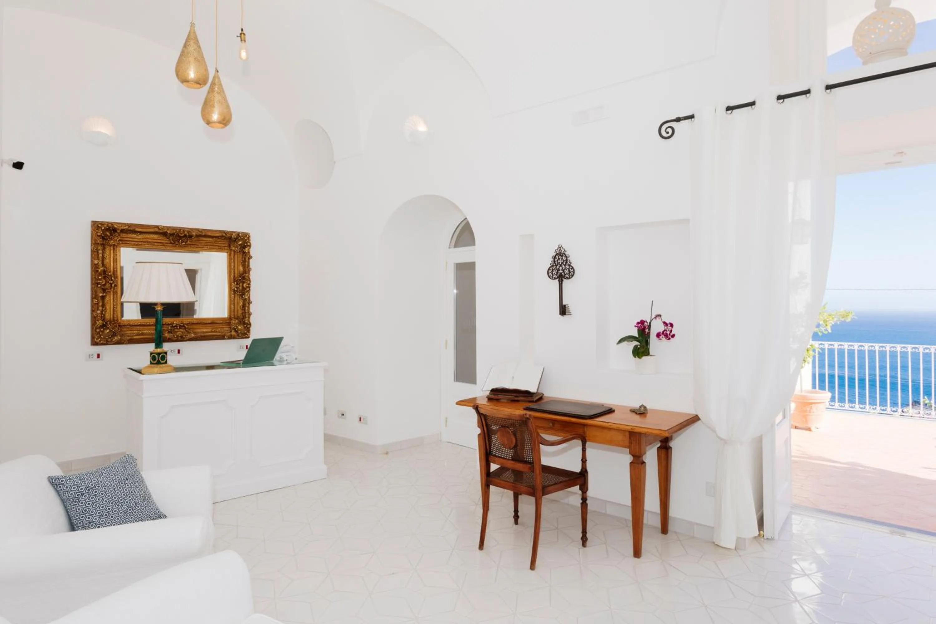 Lobby or reception in La Bizantina Luxury Villa