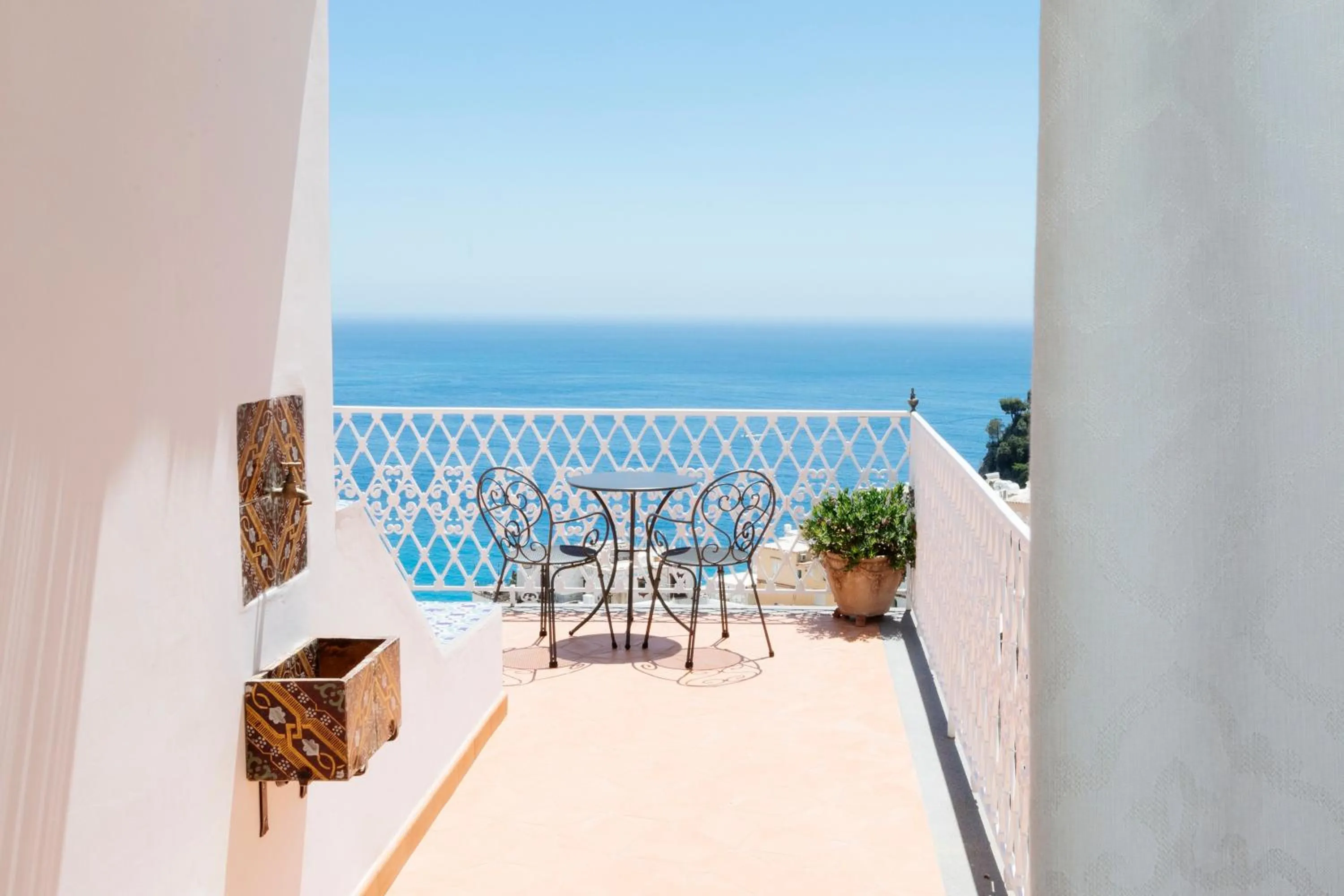 Balcony/Terrace in La Bizantina Luxury Villa