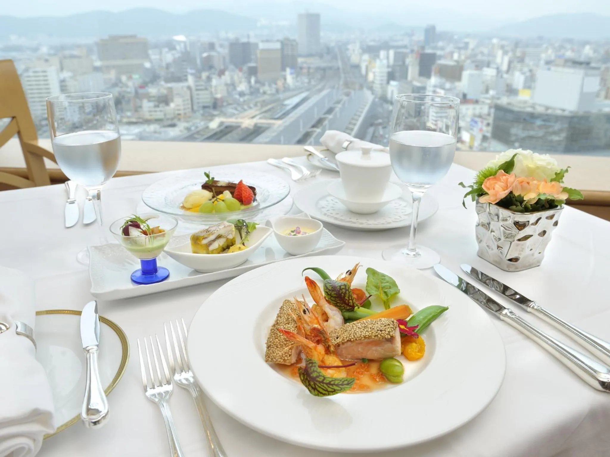 Food and drinks in Hotel Granvia Okayama