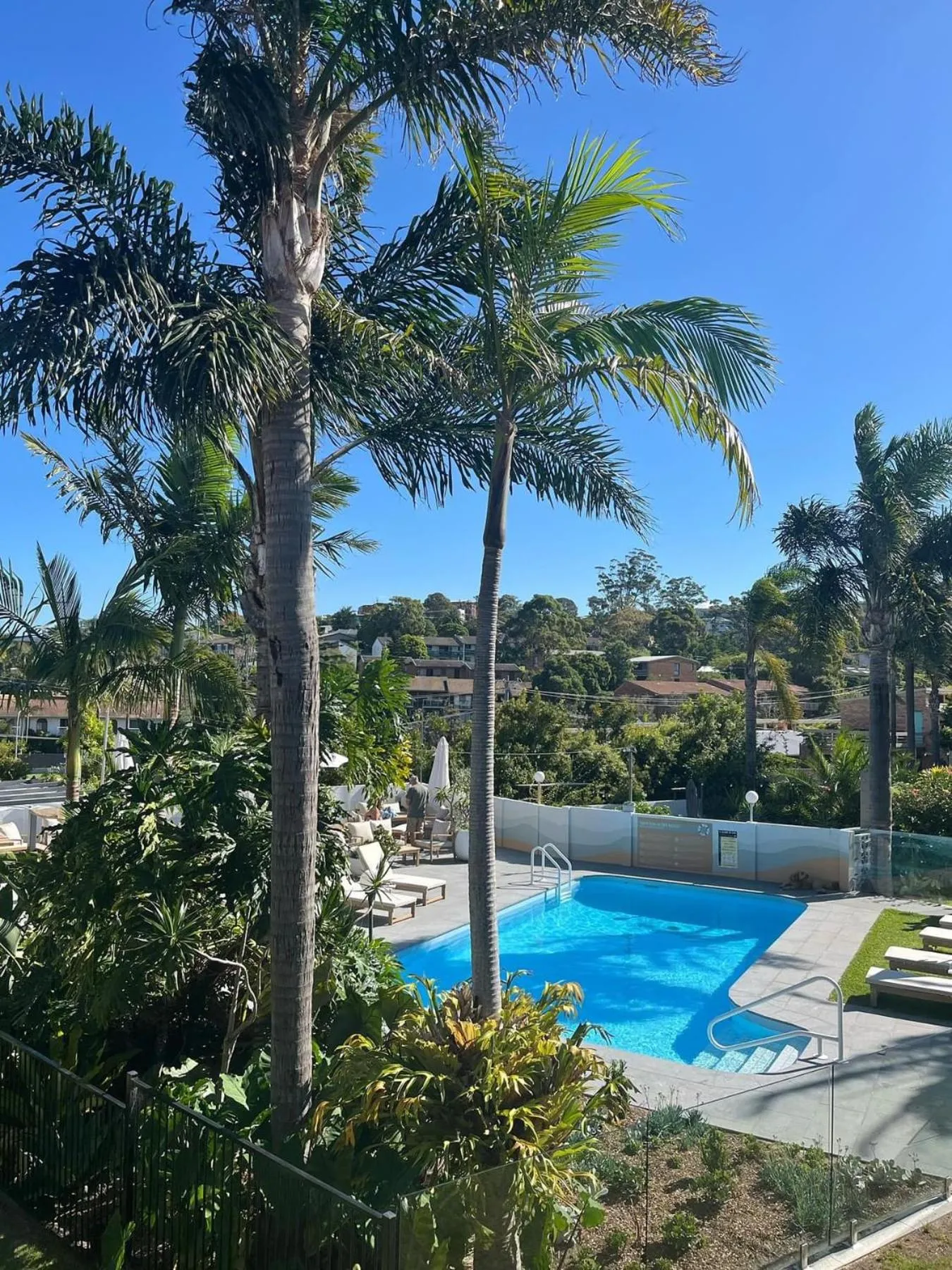 Swimming pool in South Seas Motel