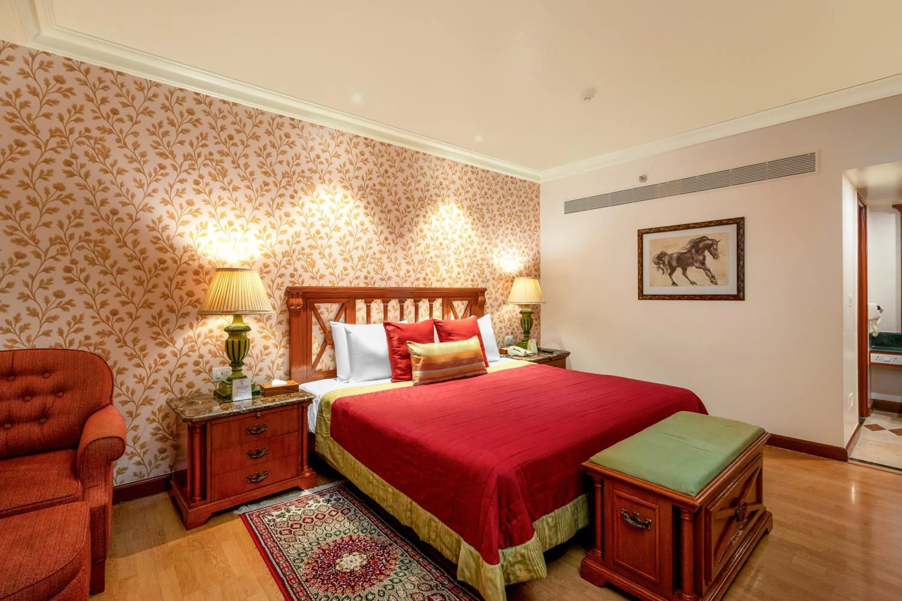 Bed in The Orchid Hotel Mumbai Vile Parle