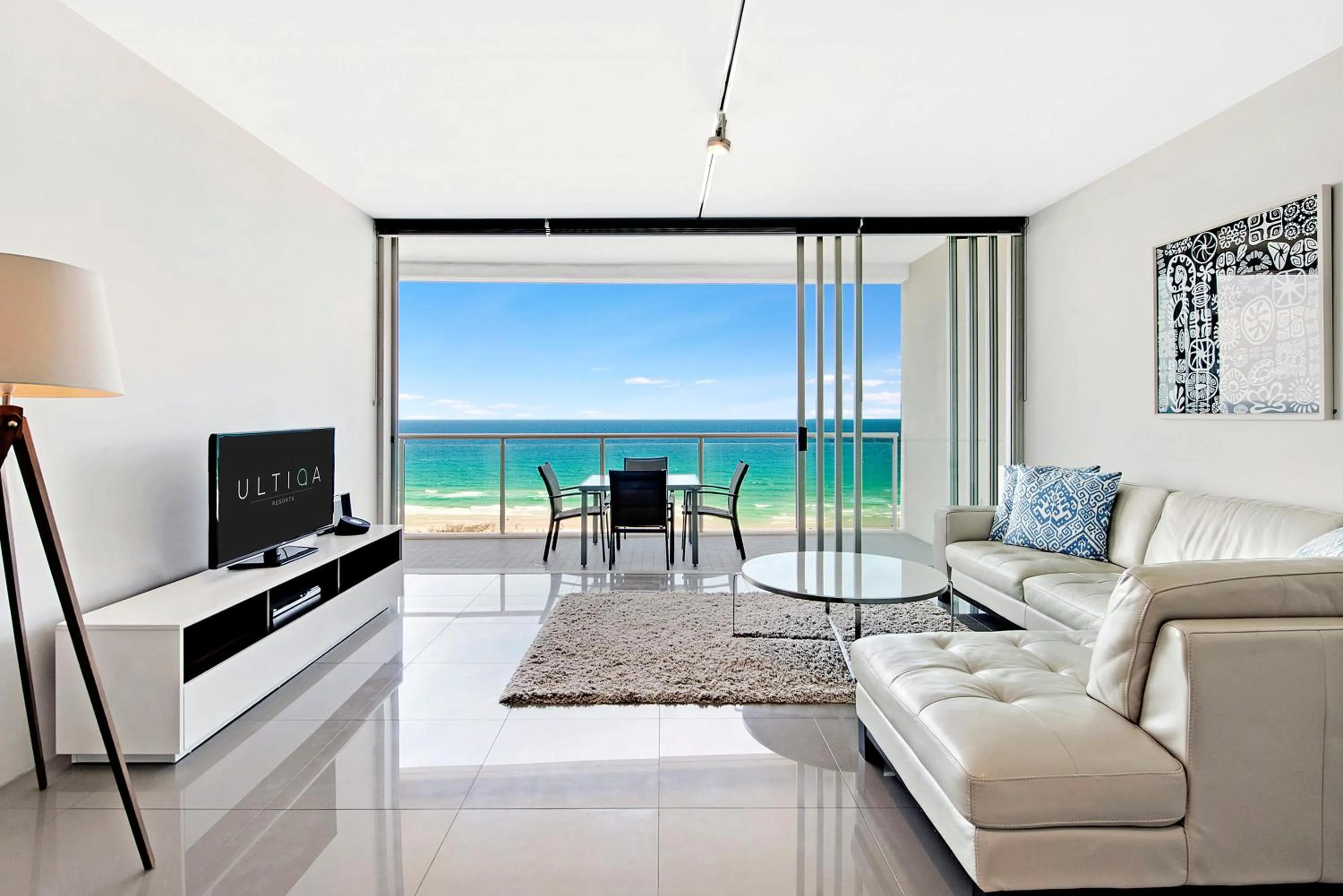 Living room in ULTIQA Air On Broadbeach