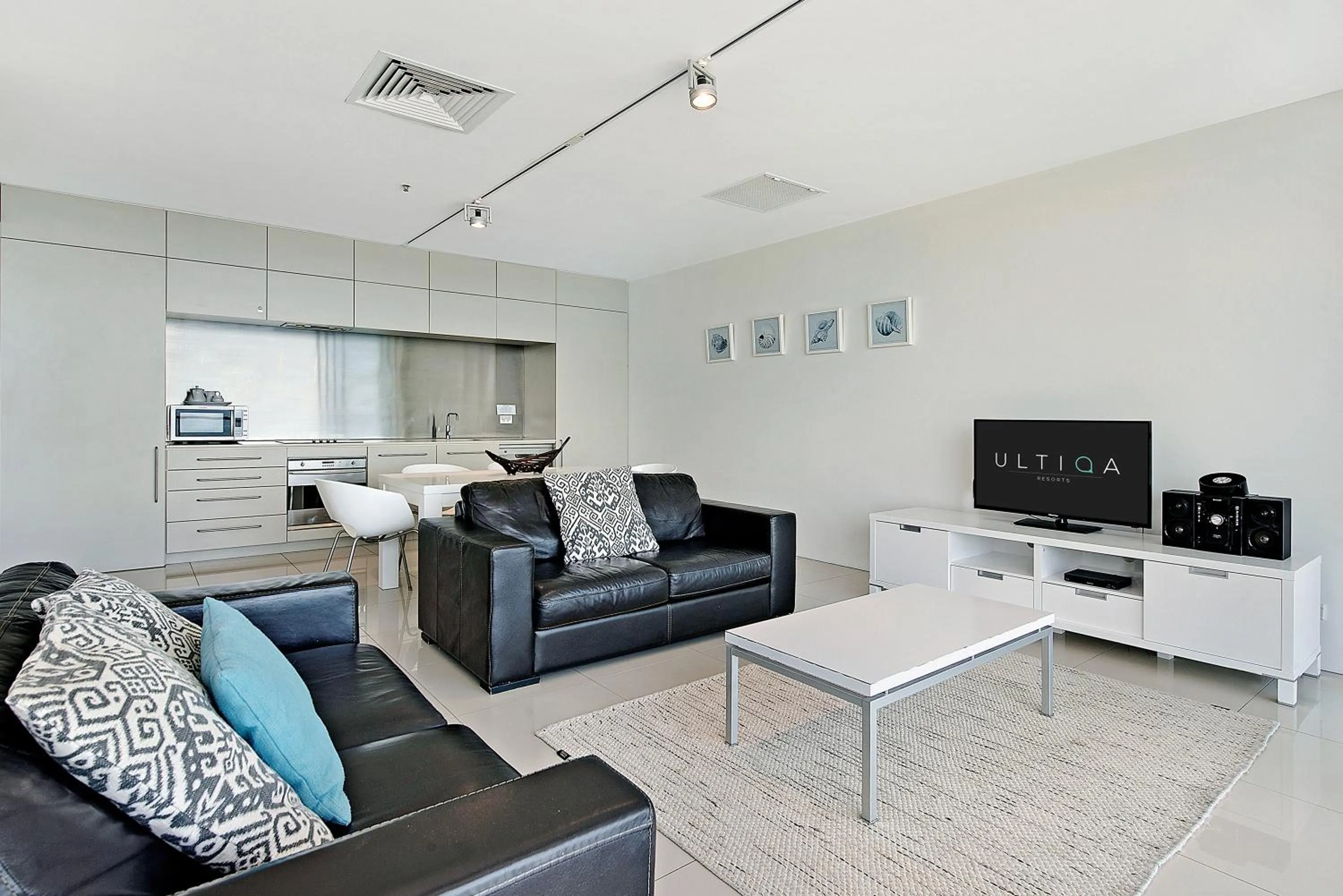 Living room in ULTIQA Air On Broadbeach