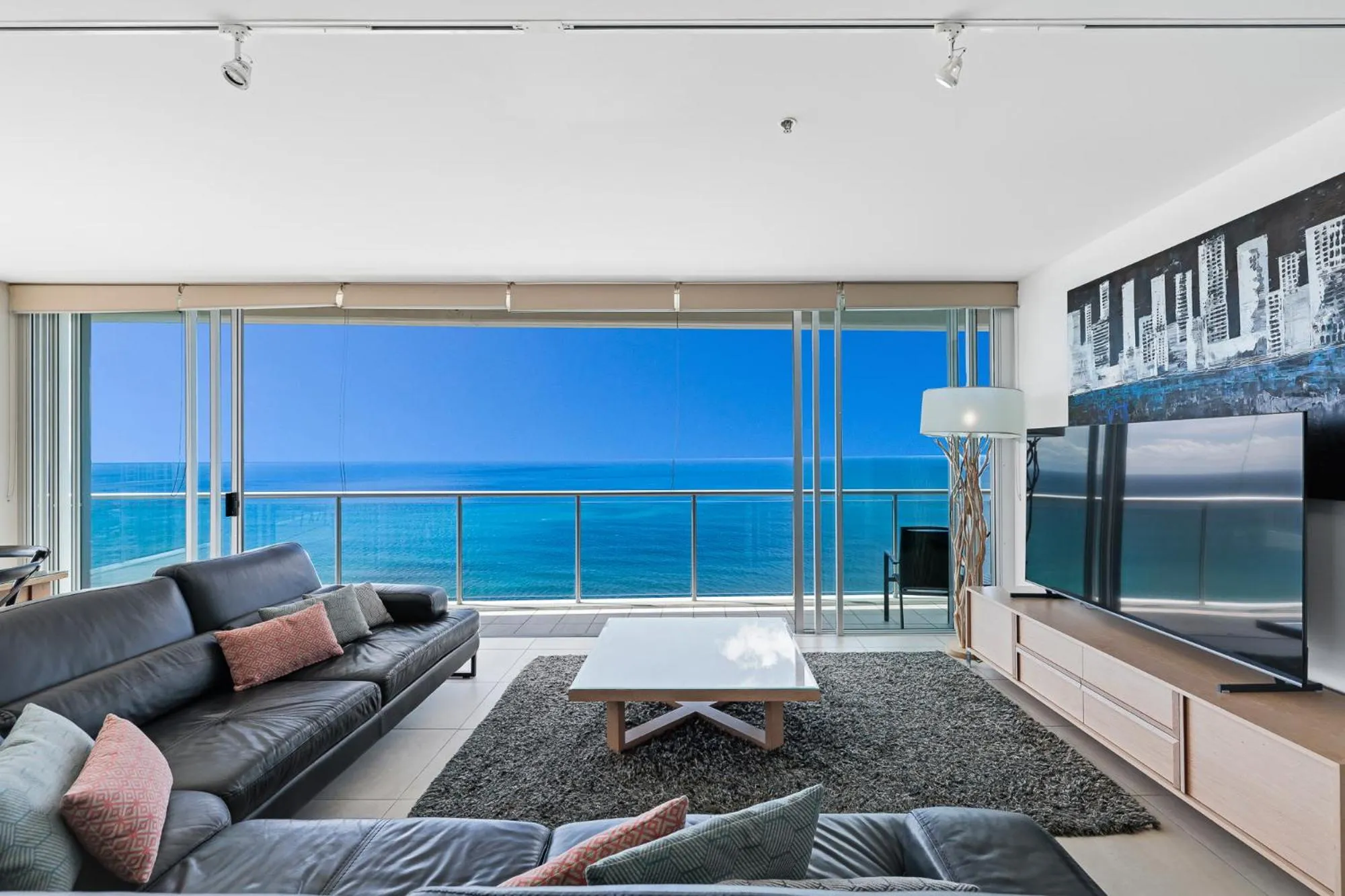 Living room in ULTIQA Air On Broadbeach