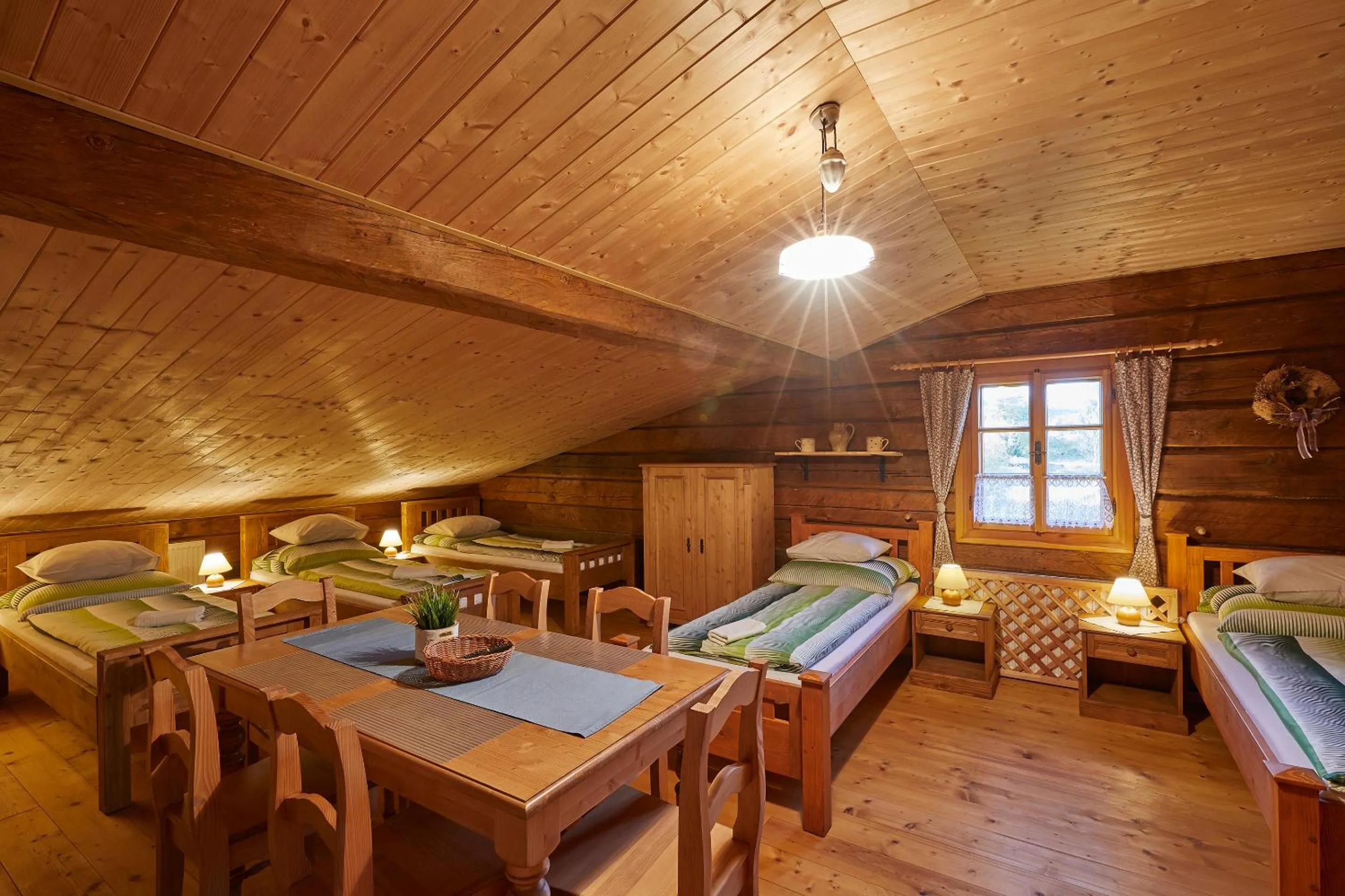 Family Room with Garden View in Volarská roubenka