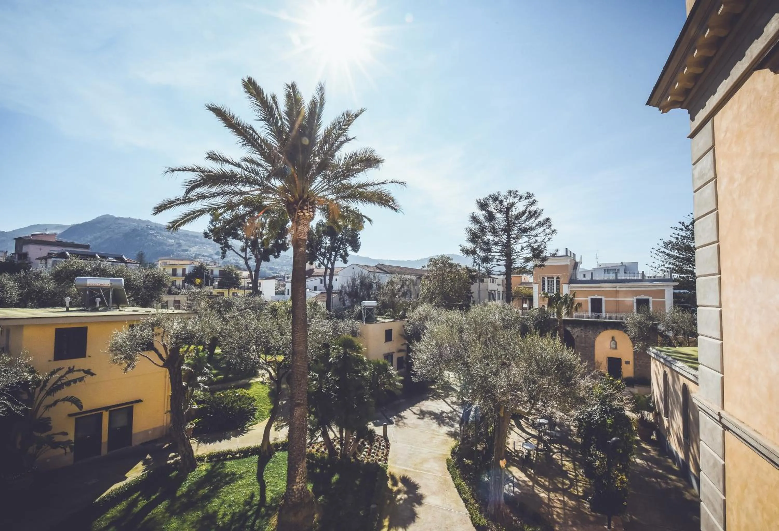 Garden view in Villa Crawford