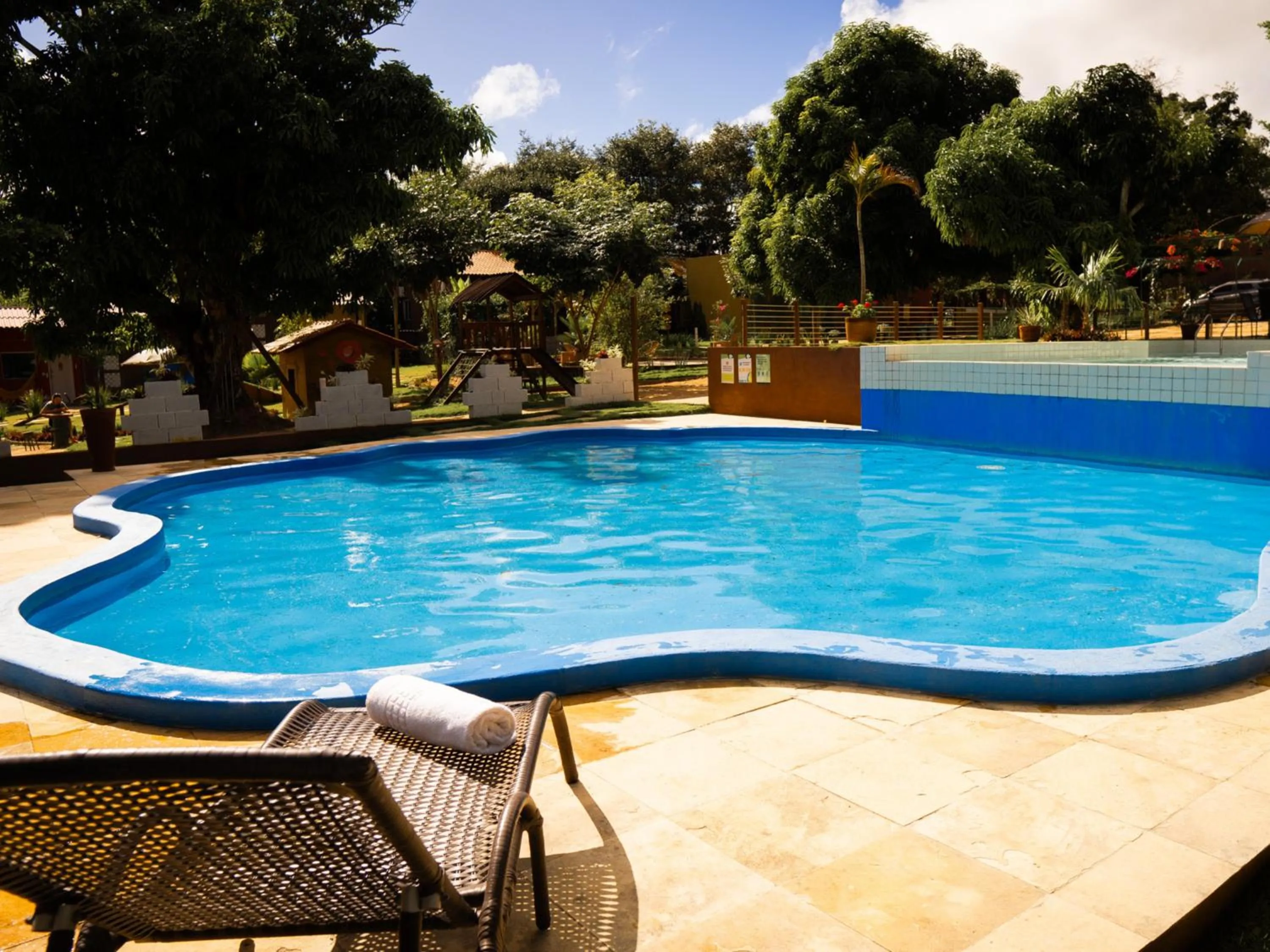 Pool view in Muda Hotel