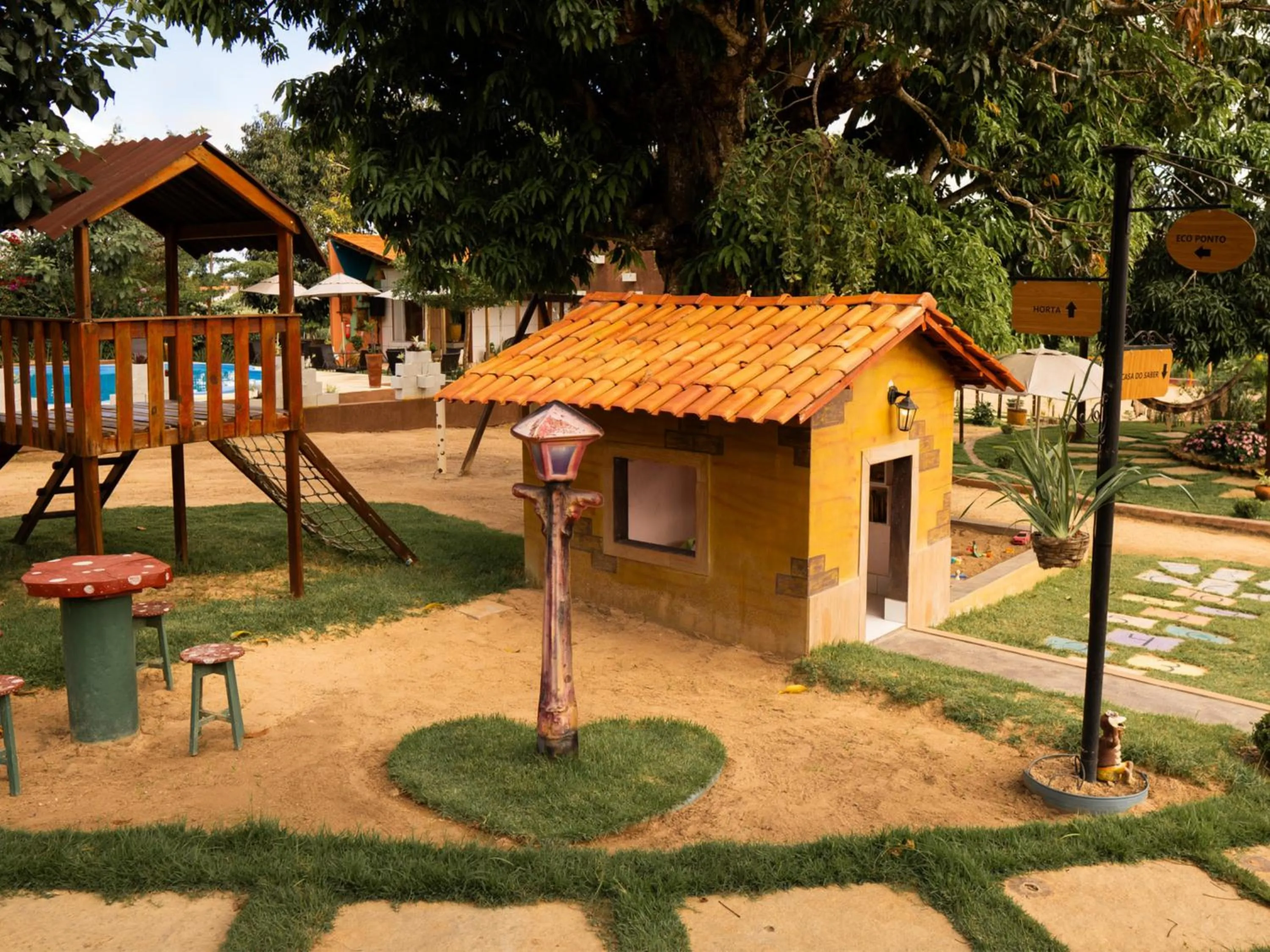Children play ground in Muda Hotel