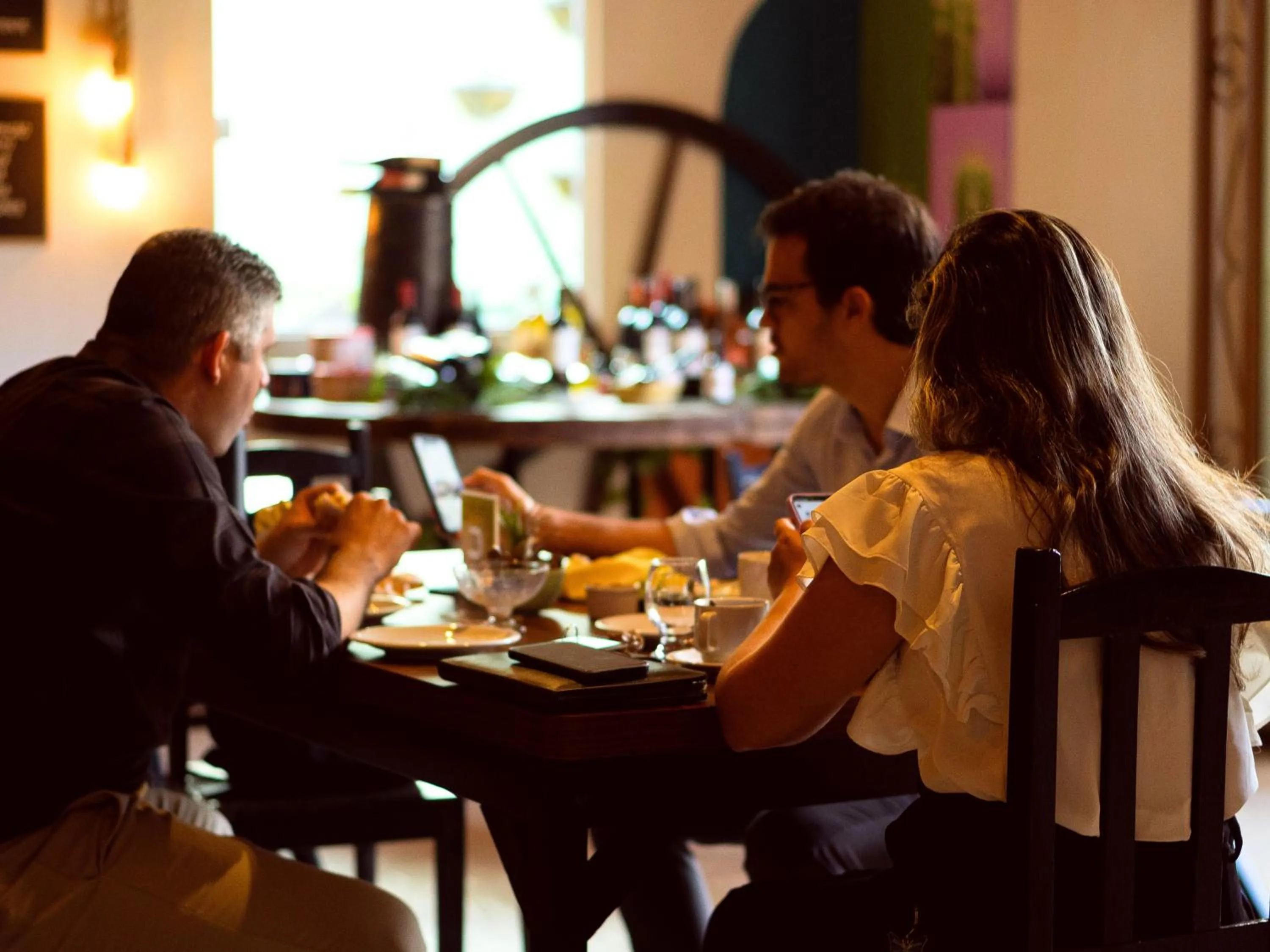 Dining area in Muda Hotel