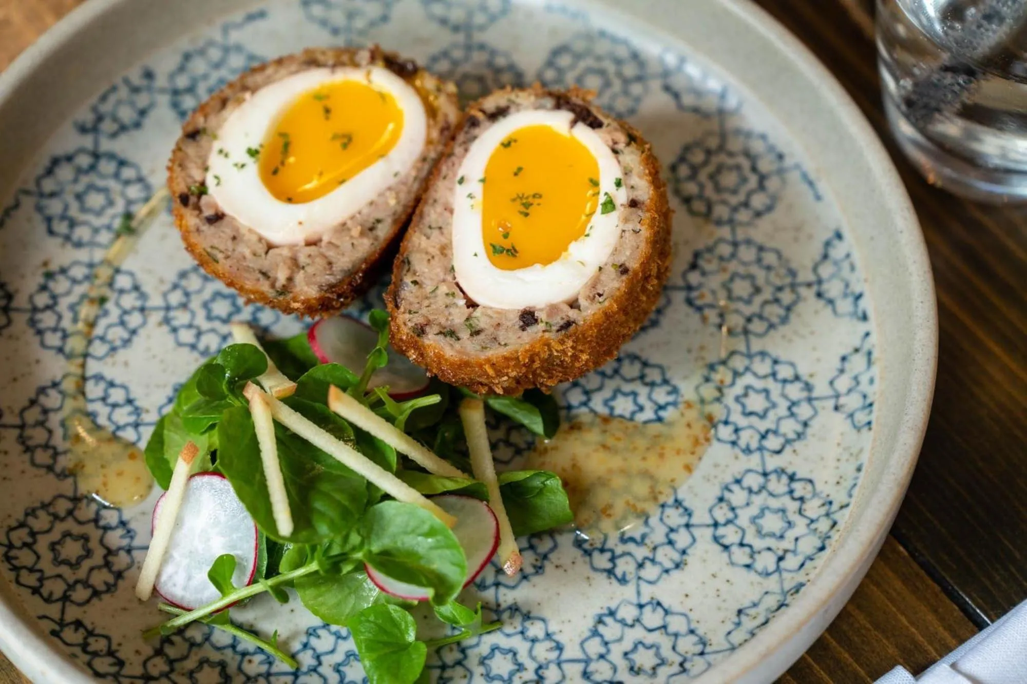 Food close-up in The Dewdrop Inn