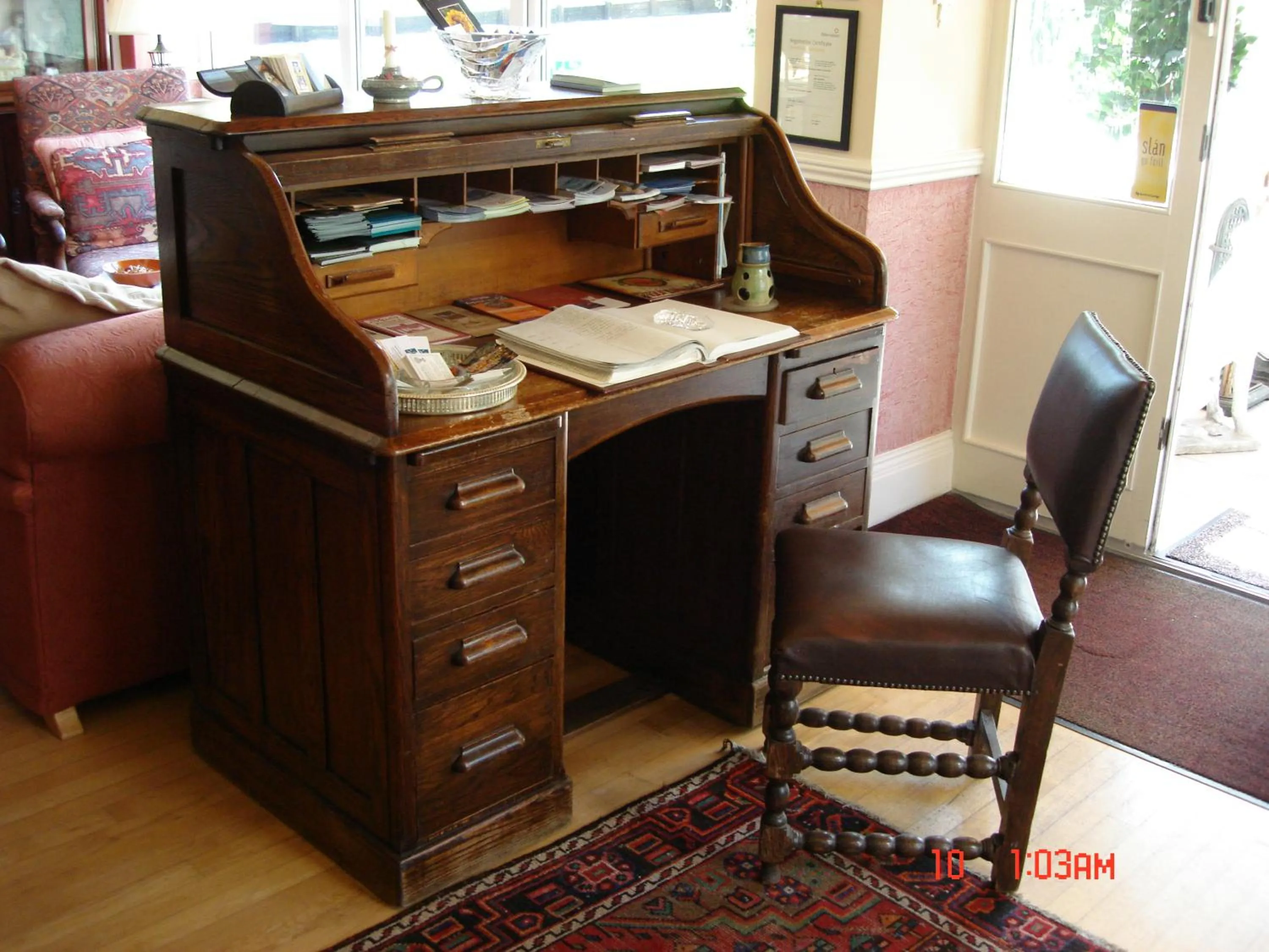 Decorative detail in Gleann Fia Country House