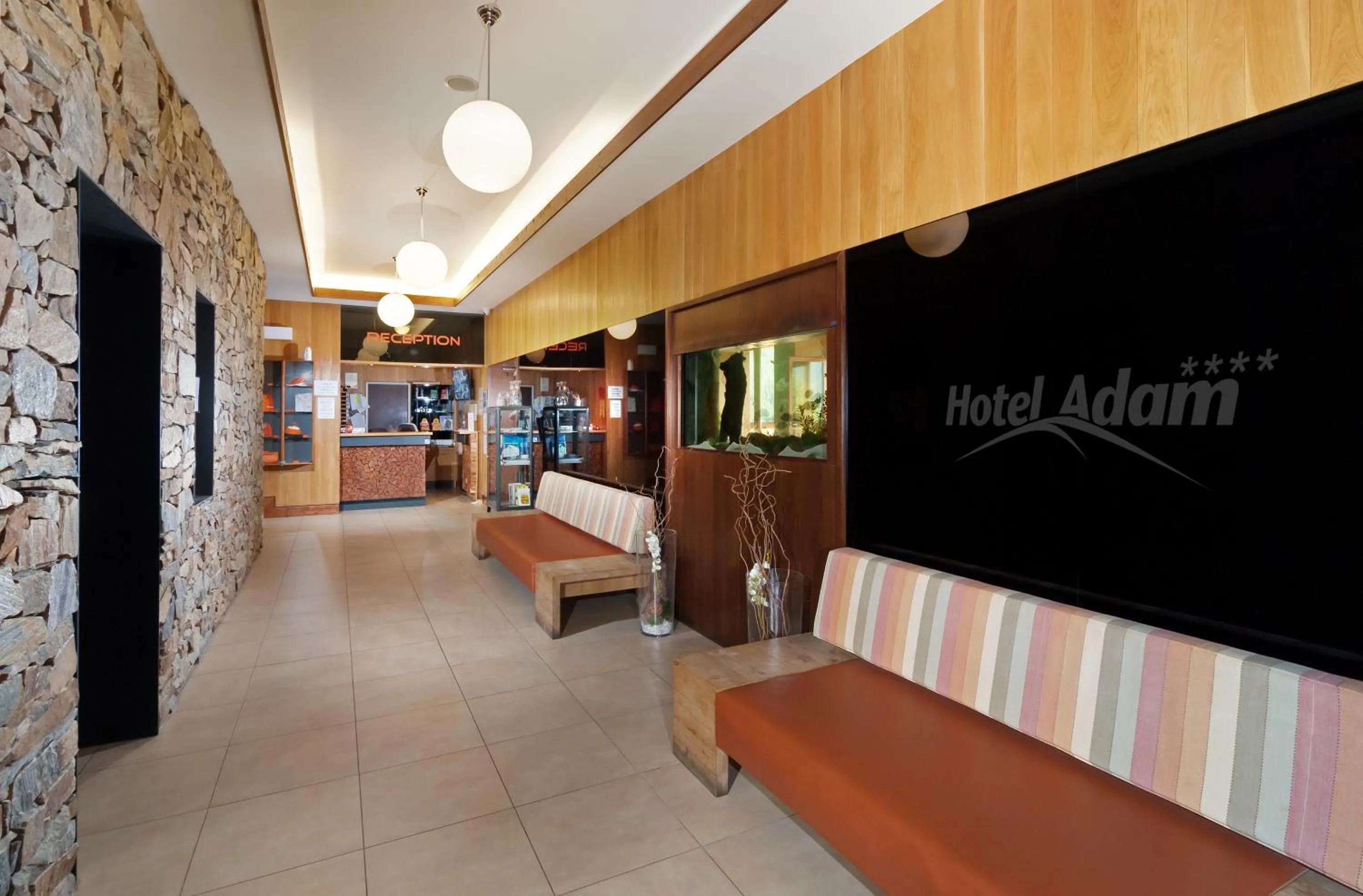 Lobby or reception in Hotel Adam