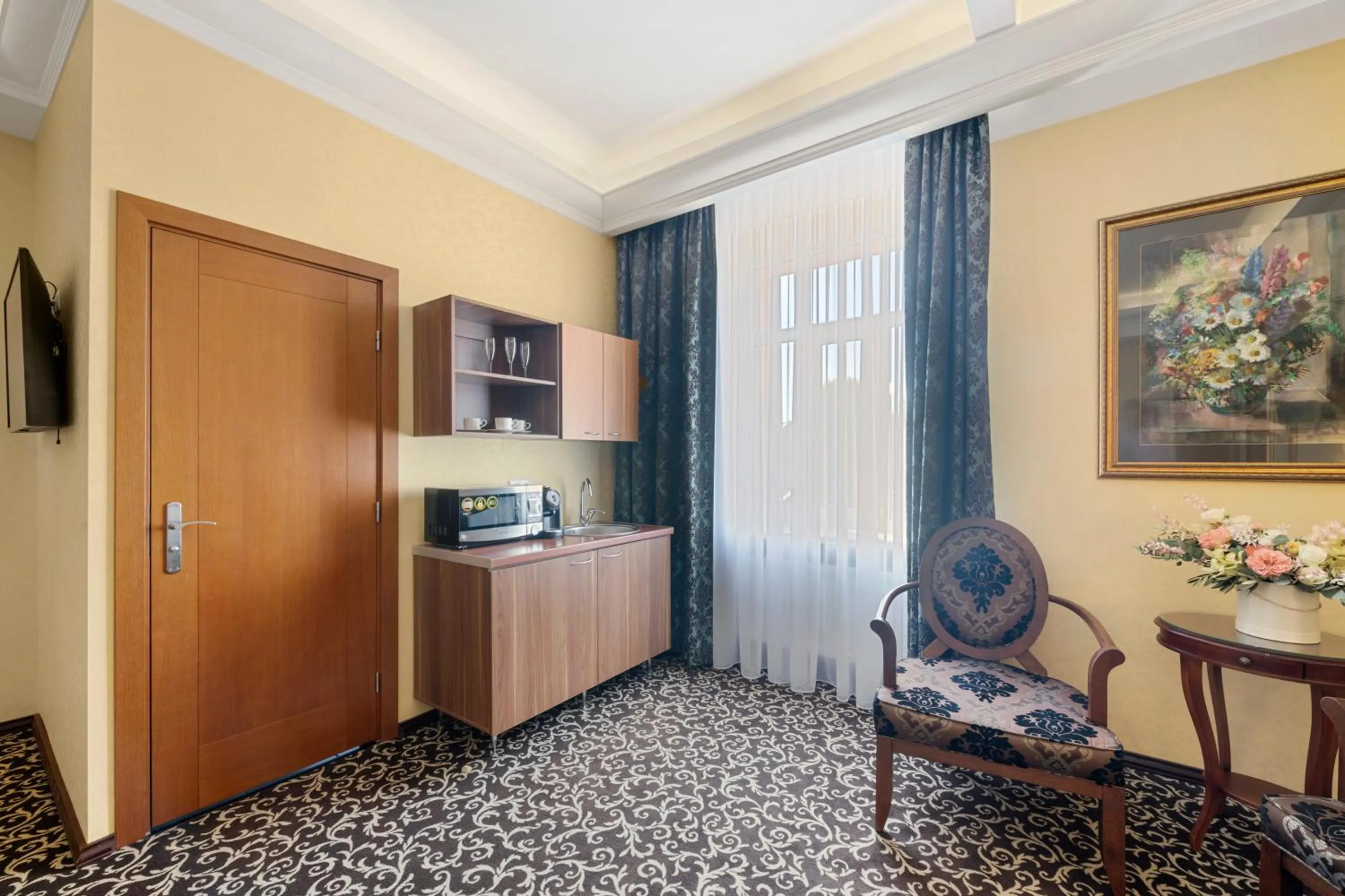 Coffee/tea facilities in Hotel Jelgava